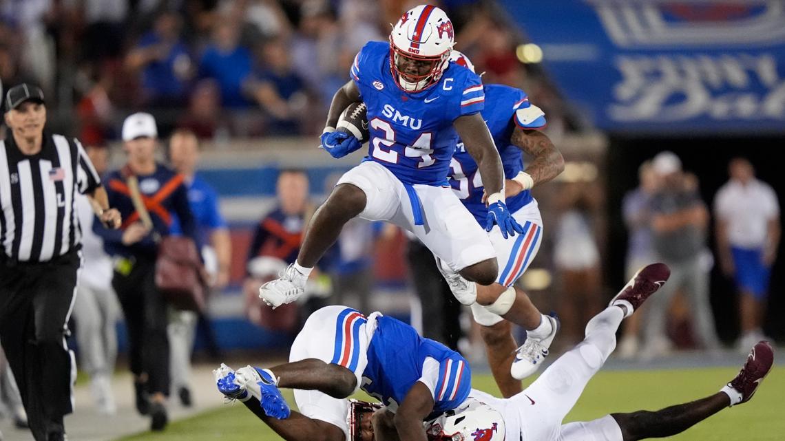 SMU drops to No. 14 in latest College Football Playoff rankings | wfaa.com