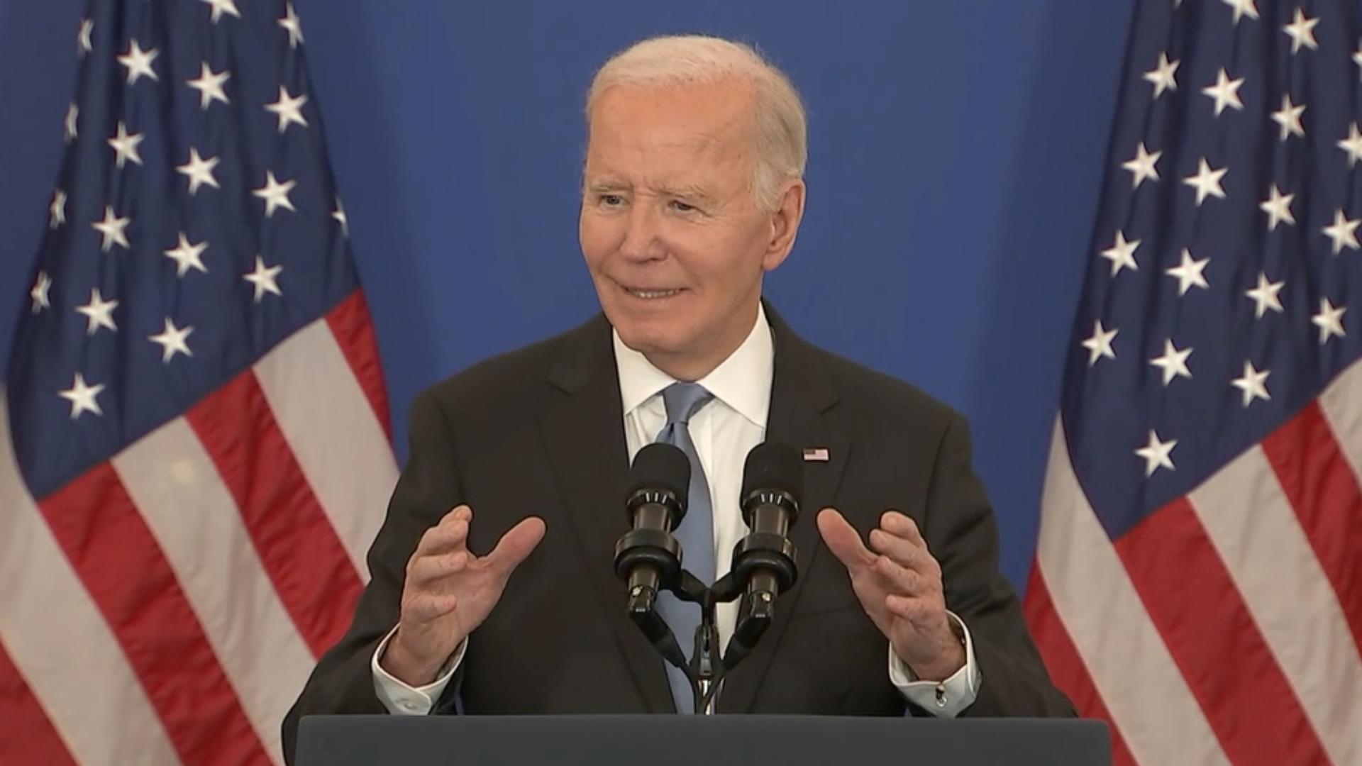 President Joe Biden gave a farewell speech at the U.S. State Department on January 13, 2025.