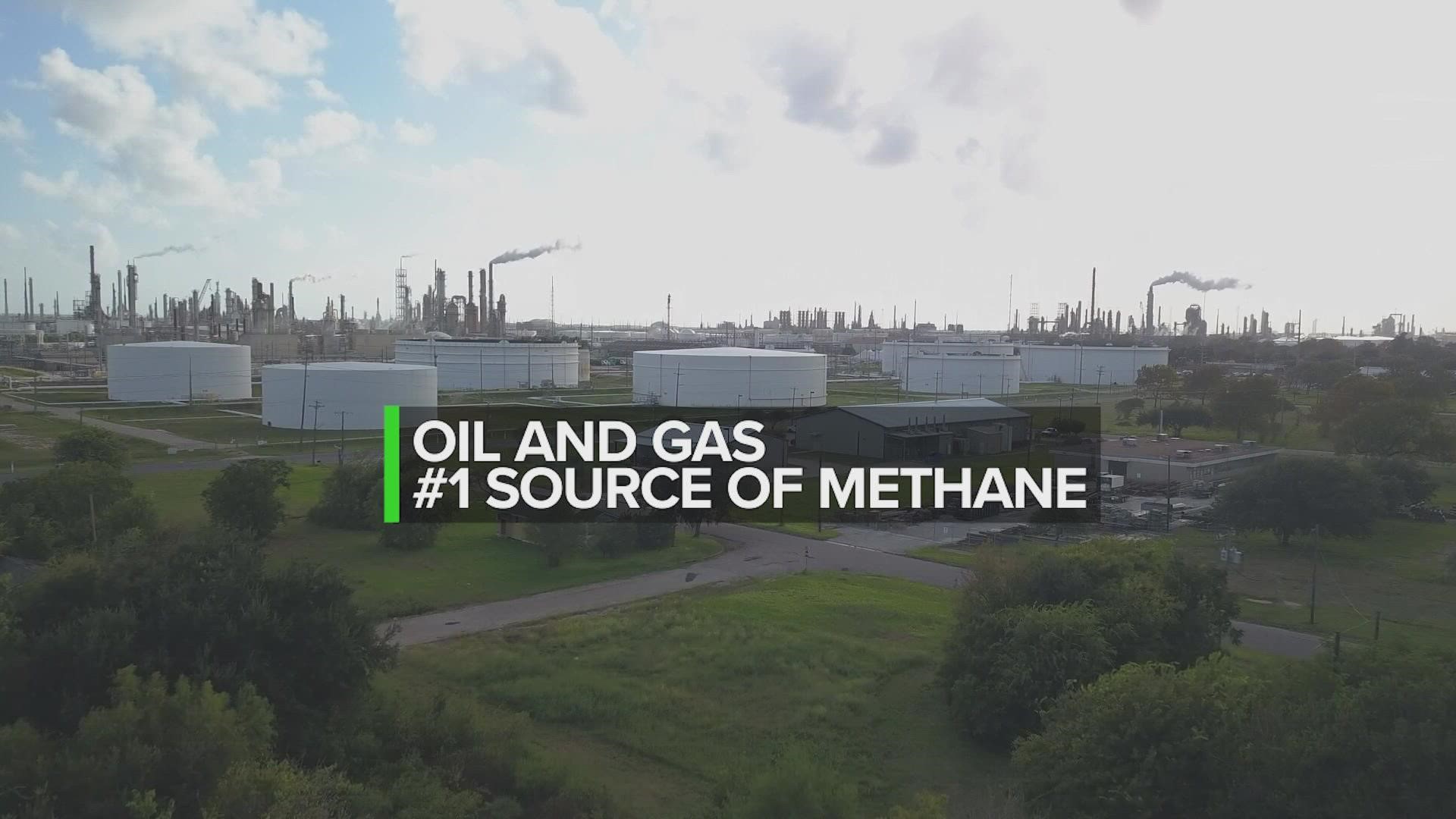 When it comes to greenhouse gasses, methane is like carbon dioxide's evil little brother. There's less of it, but it's much more potent. And Texas makes a lot of it.