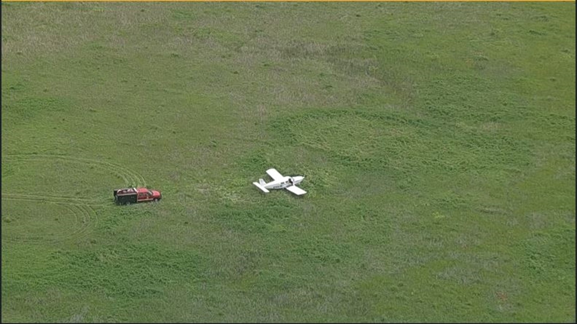 Denton airplane crash Plane goes down in field near airport