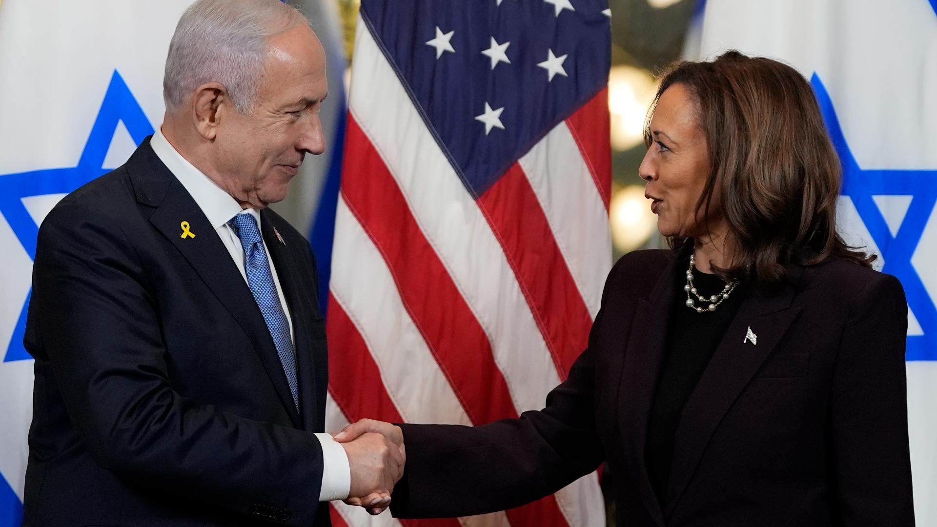 Vice President Kamala Harris meets with Israel Prime Minister Benjamin ...