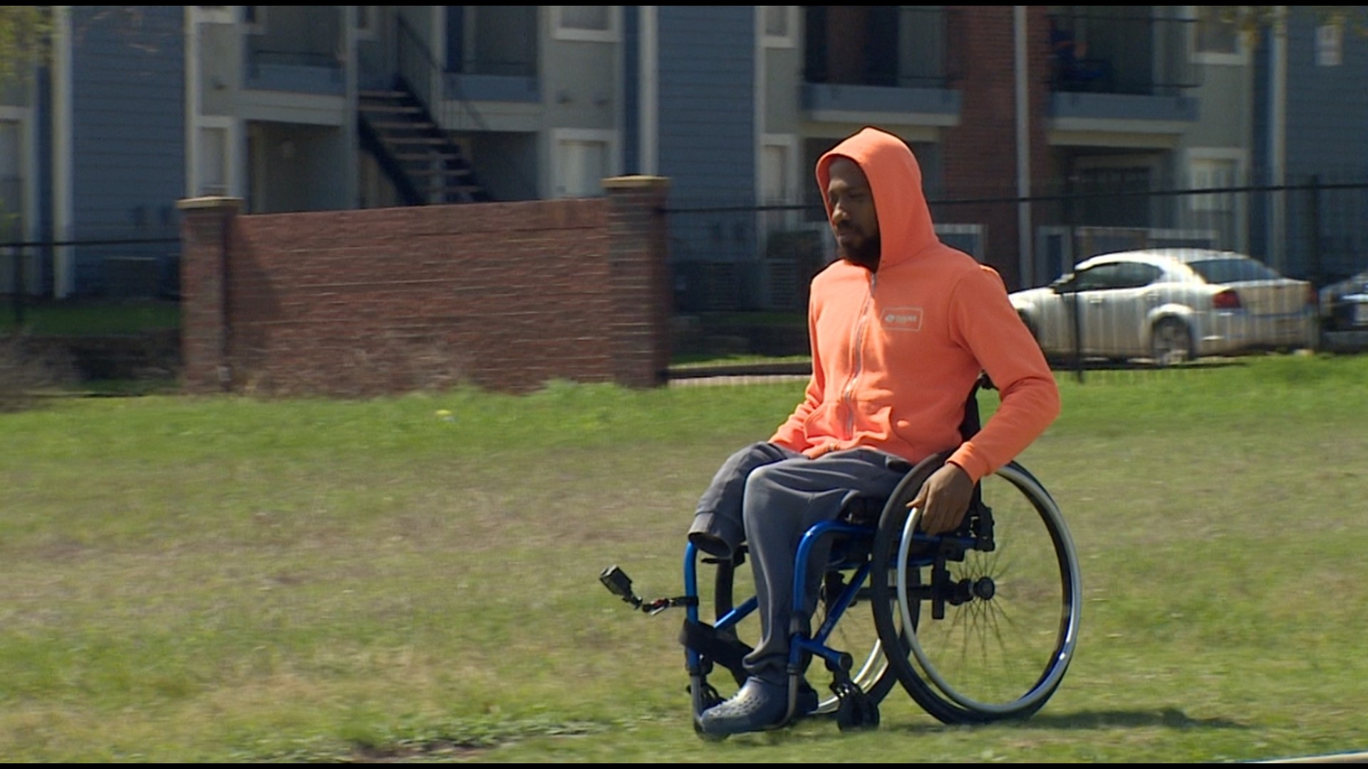 “Why not just work on putting a sidewalk down, so I can be safe and you don’t have to worry about people being in the street," said Damion Hudlun, a DeSoto resident.