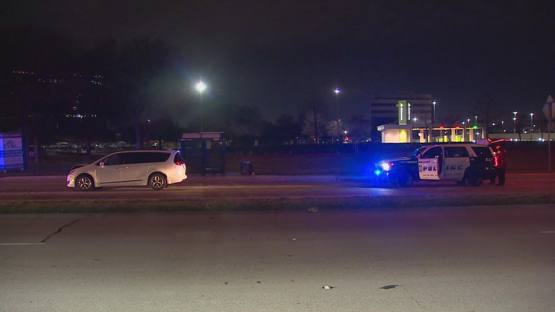 Three people hit by vehicle after separate car accident; driver on the run, Dallas police say