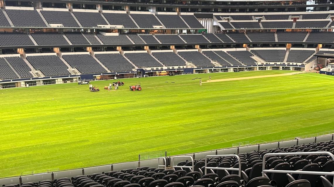 Grass field replaces turf inside AT&T Stadium for Copa America | wfaa.com
