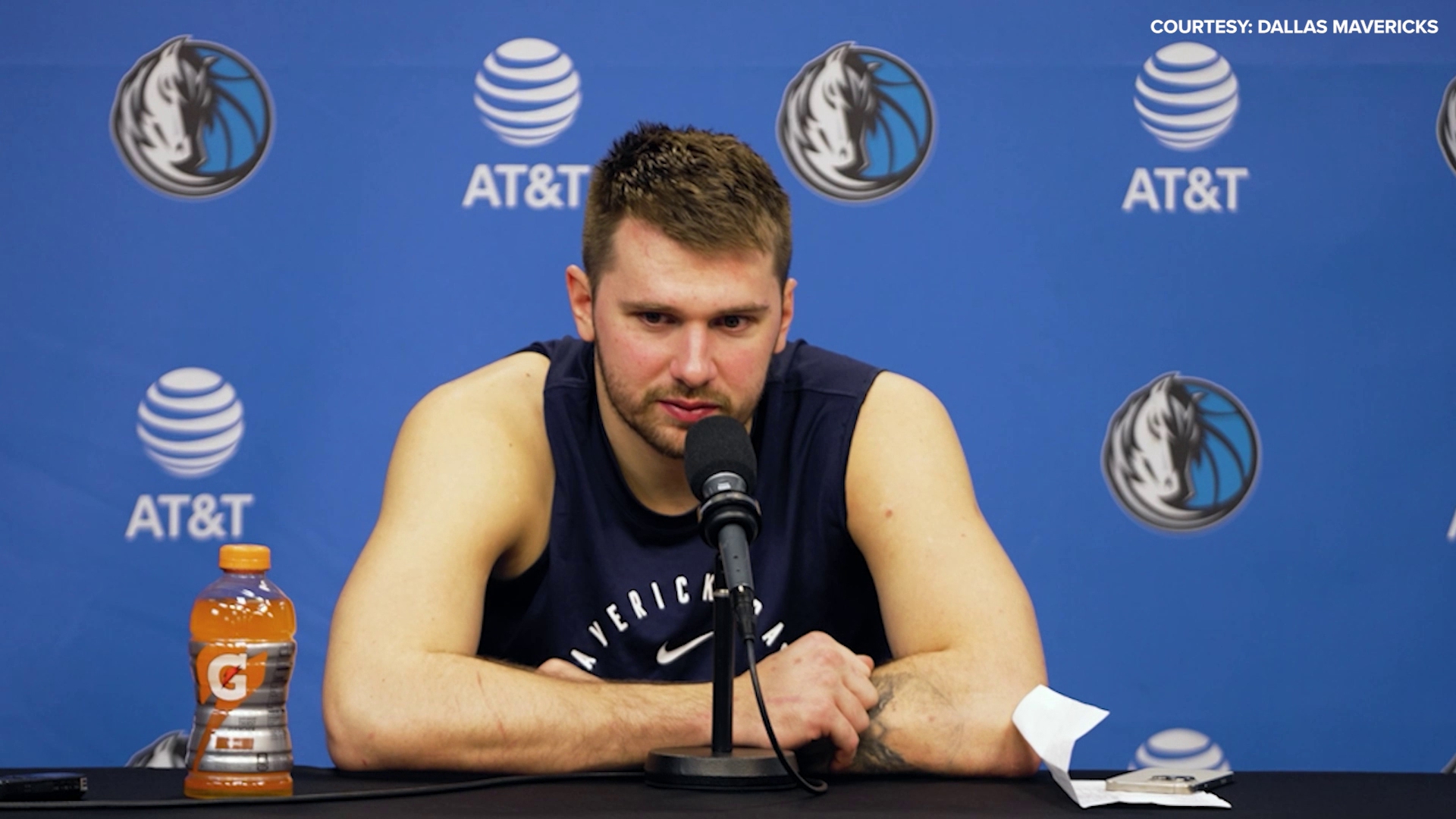 Luka Doncic spoke to the media following a loss to the Phoenix Suns.