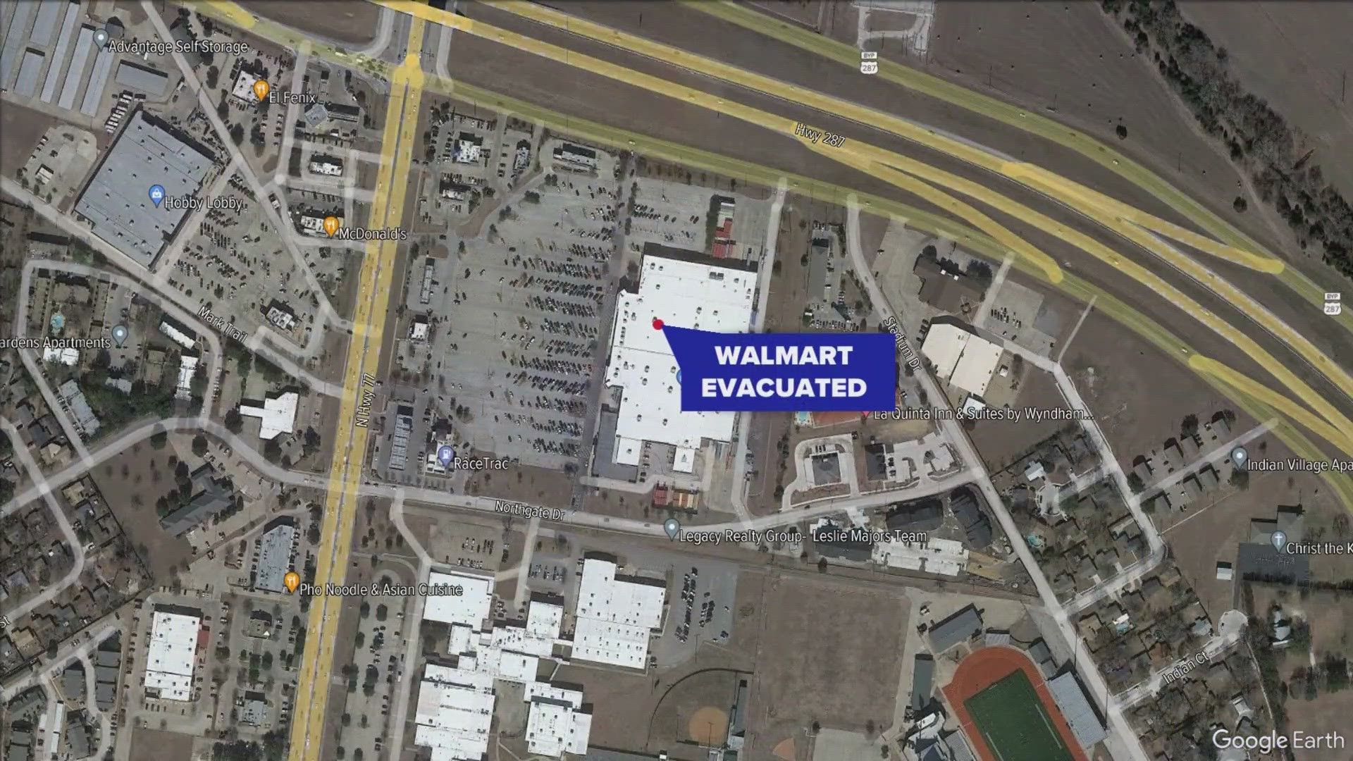 Waxahachie, Texas Walmart cleared of shooting threat