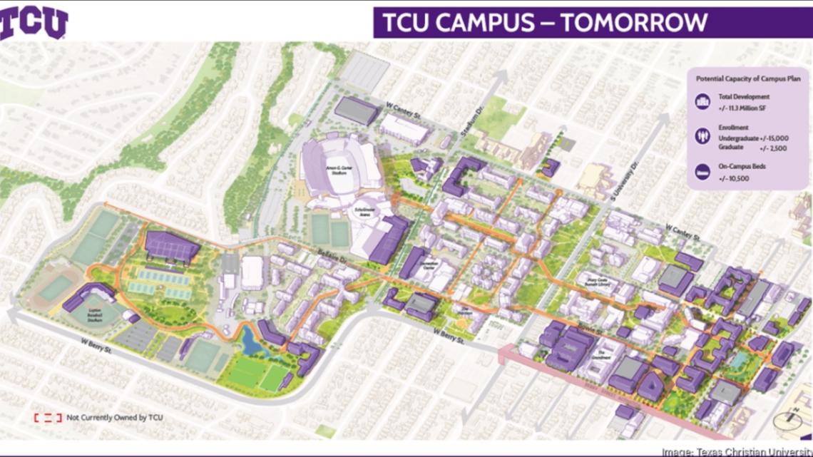 Tcu Inographic TCU forges ahead with $500 million expansion in Fort Worth | wfaa.com