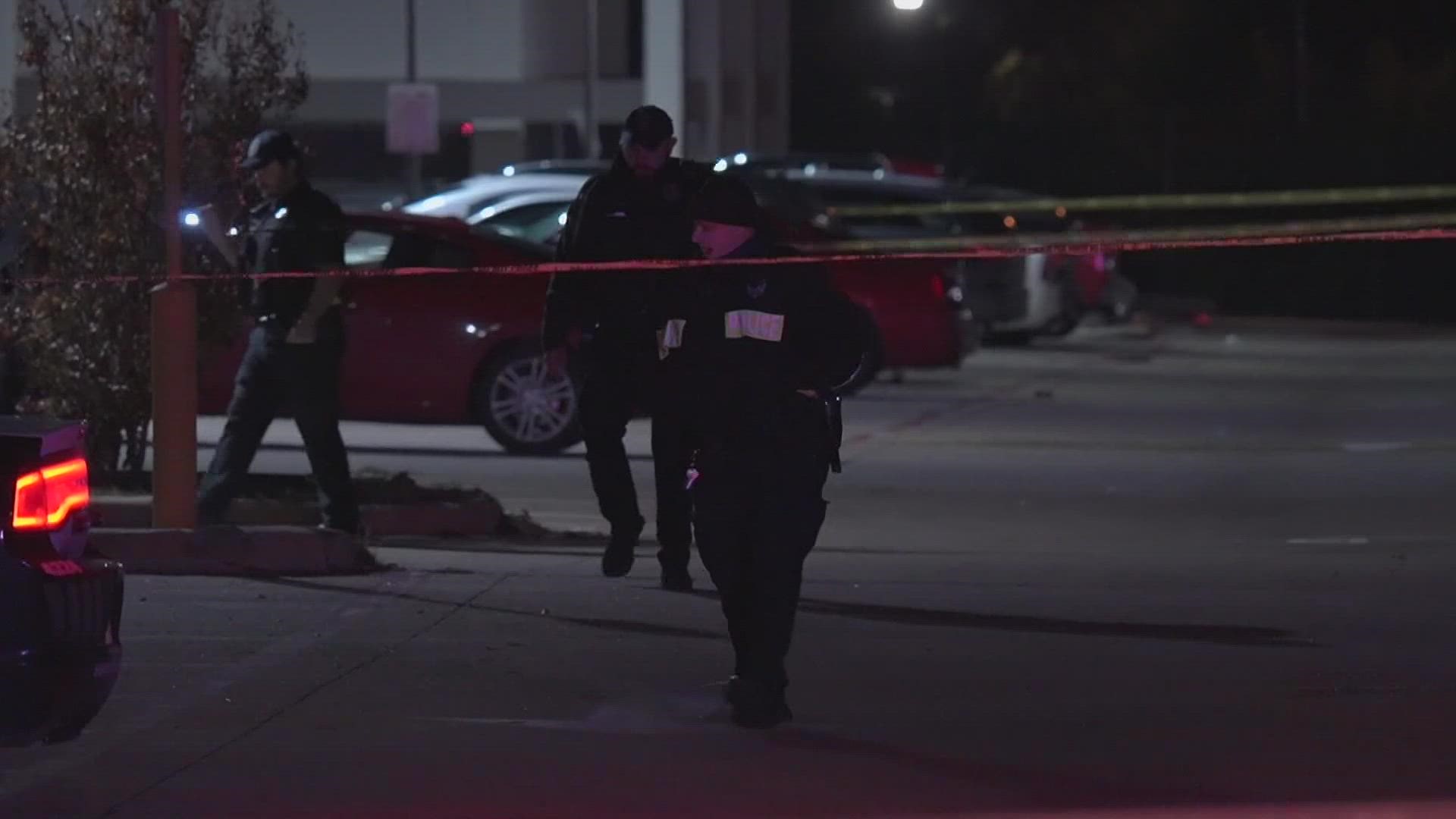 One woman died and two other people were injured after a shooting overnight Sunday on North Buckner Boulevard.
