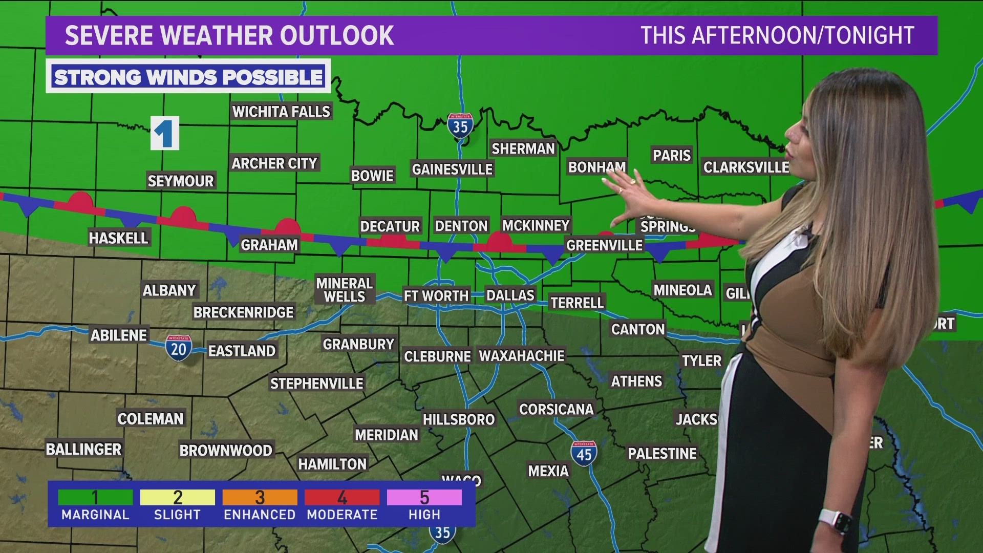 An Excessive Heat Warning continues to be in effect, but some isolated showers or storms are possible early this week.