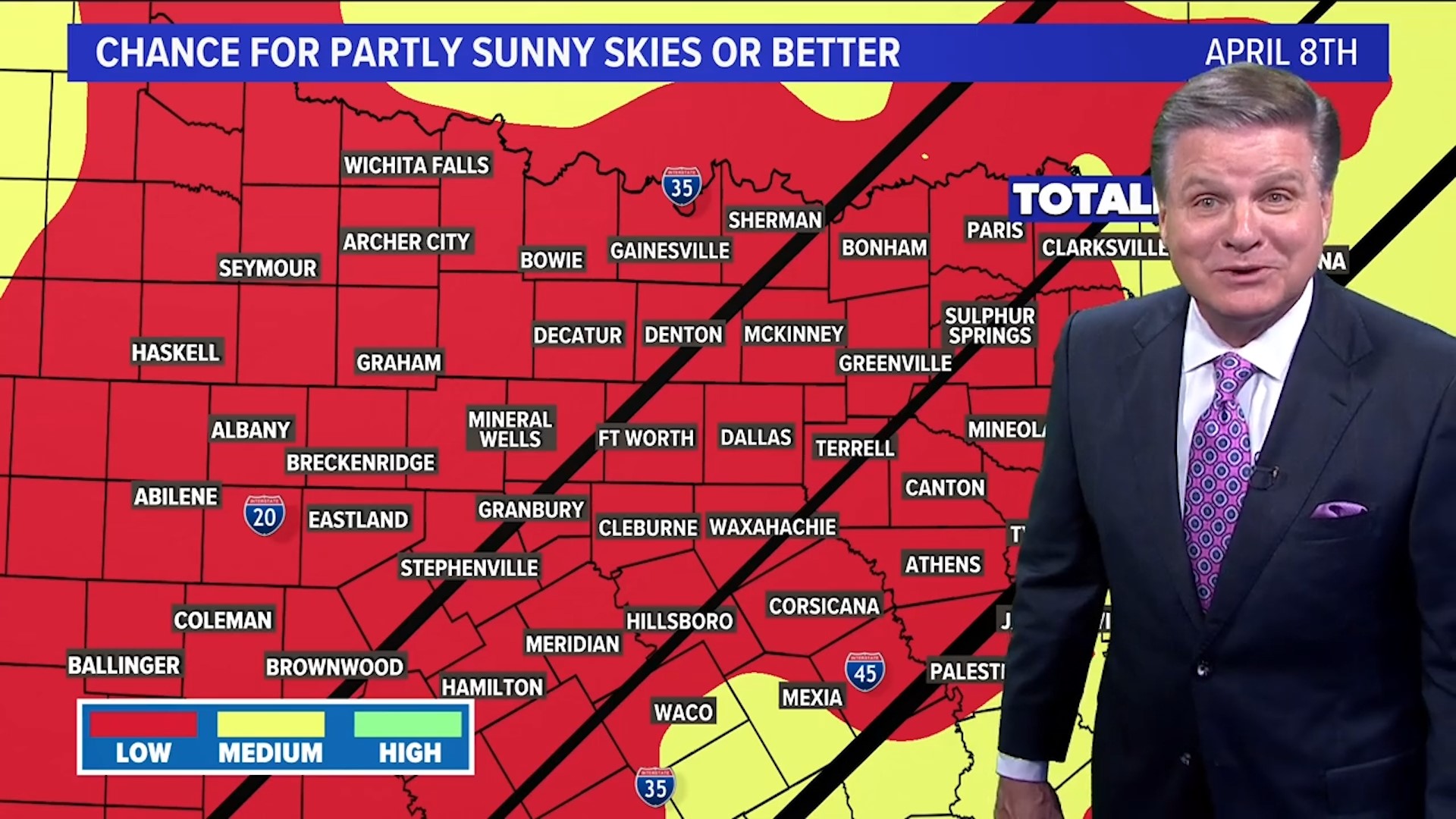 2024 Total solar eclipse: WFAA weather team's coverage before the event ...