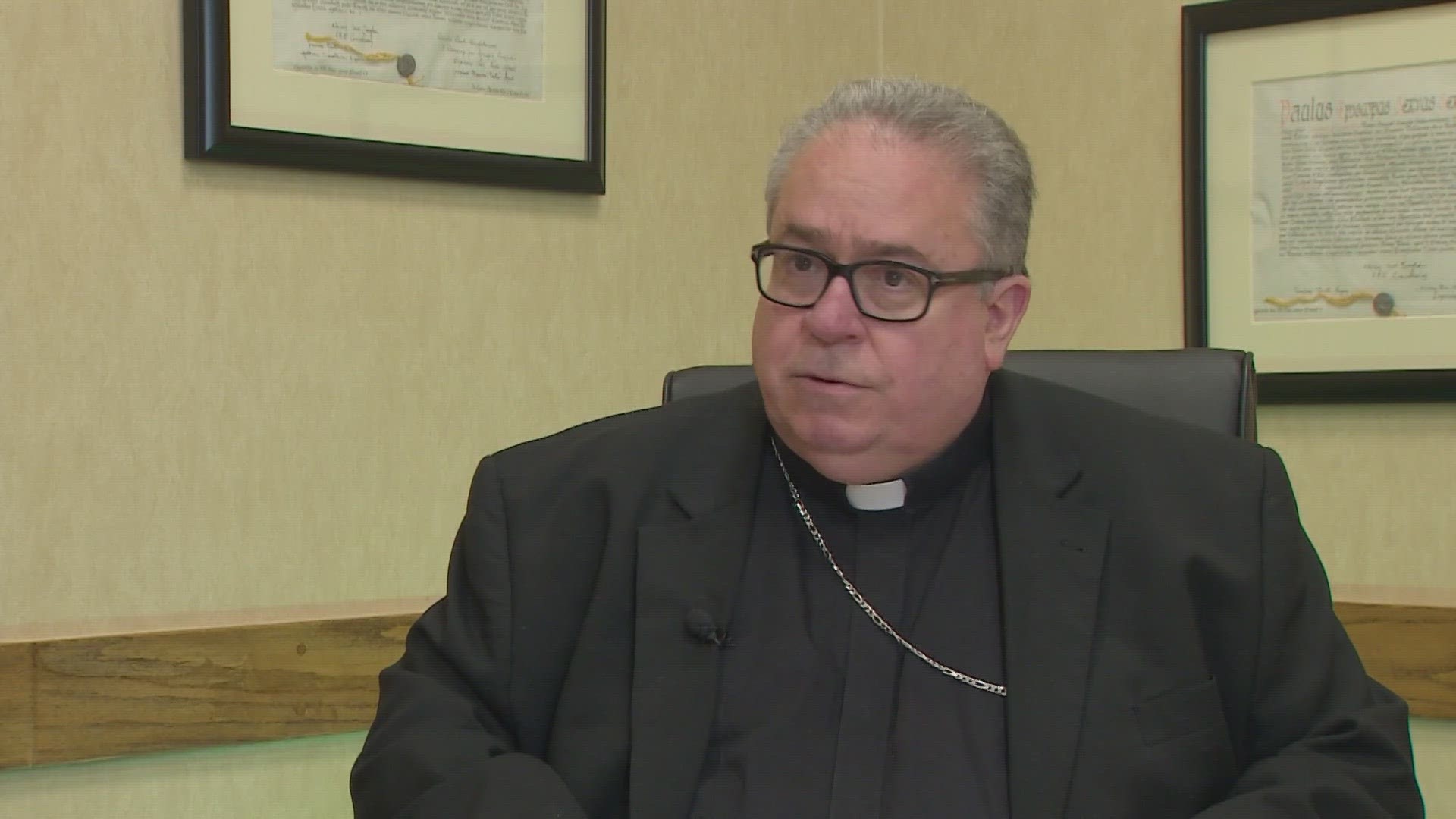 Pope Francis issued a statement Wednesday appointing Bishop Michael Olson as his representative in a scandal involving an Arlington monastery.