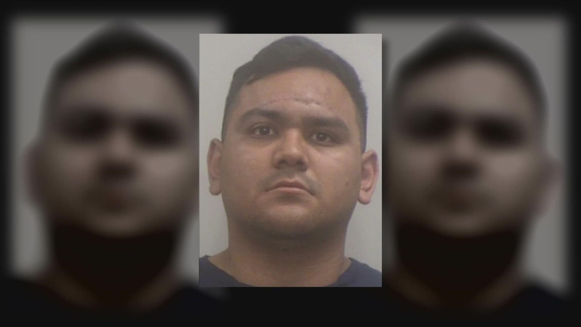 Former teacher Victor Moreno, 28, is accused of continuous sex abuse of a young child and has been released from jail on bond, police said.