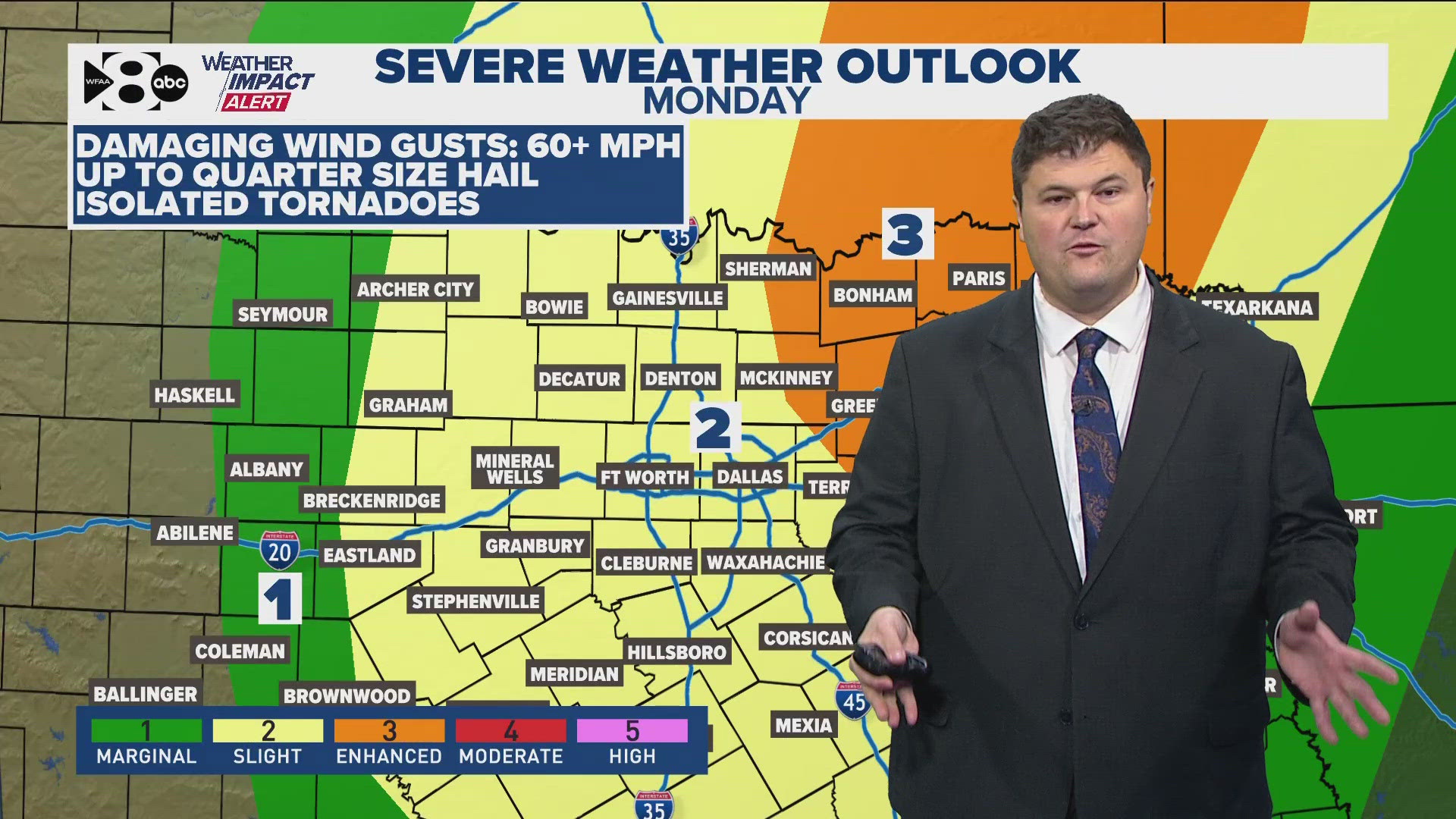 Severe storms roll into DFW. We're tracking the weather and providing live updates as things develop.