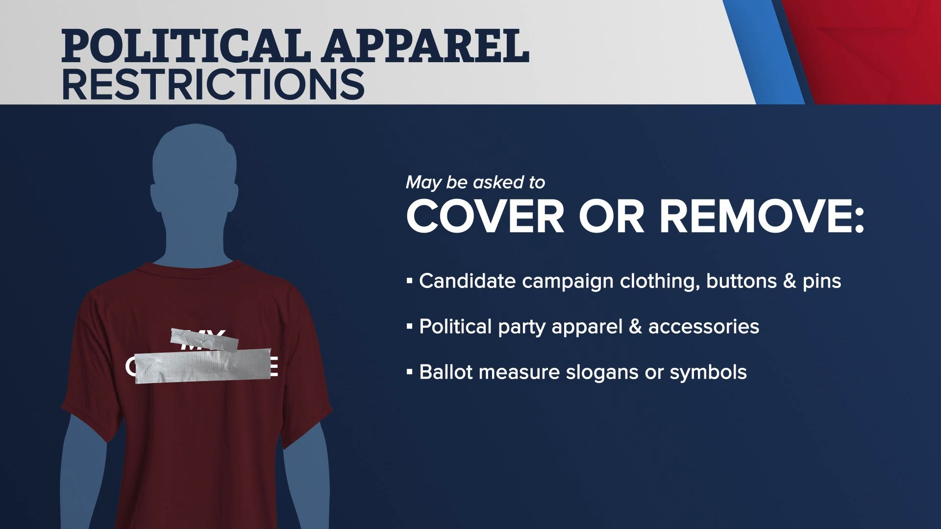 What you can and cannot wear and bring to a polling place | wfaa.com