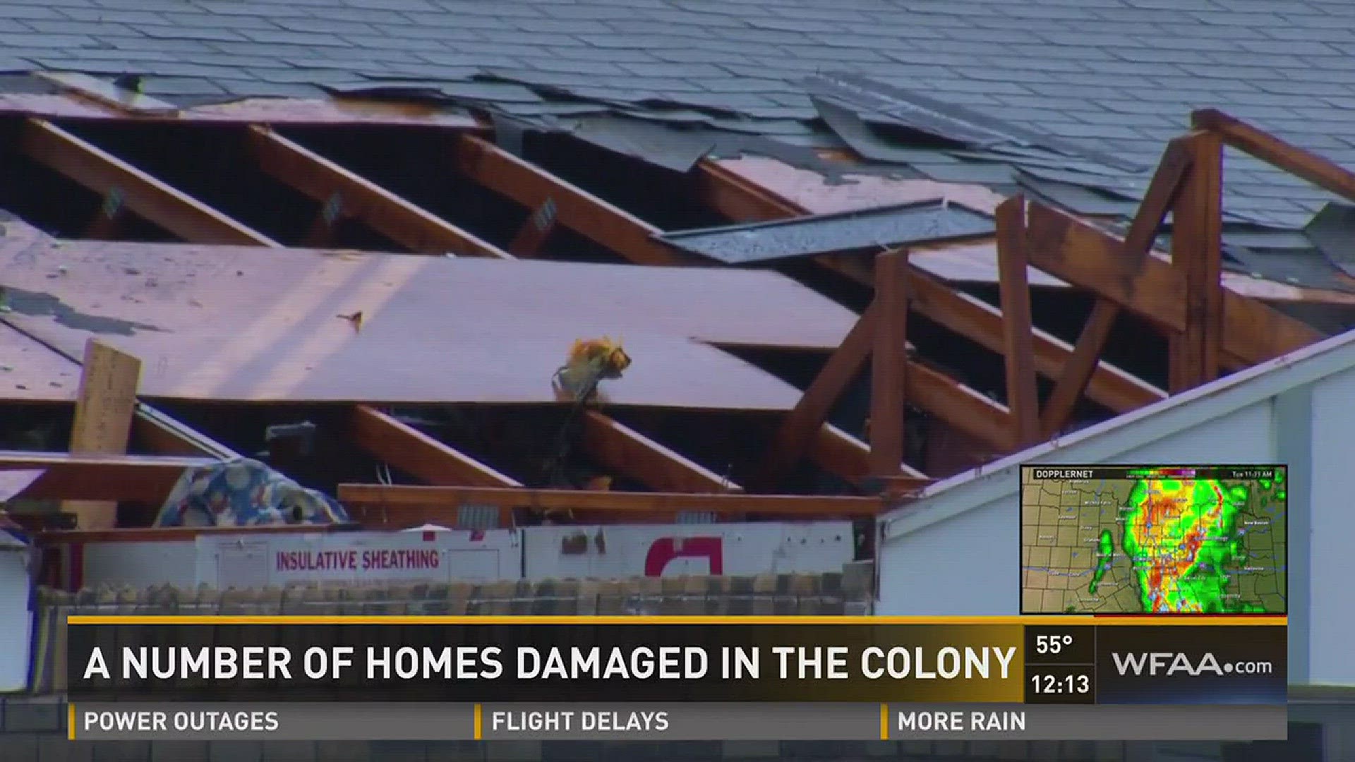 12 homes damaged in The Colony