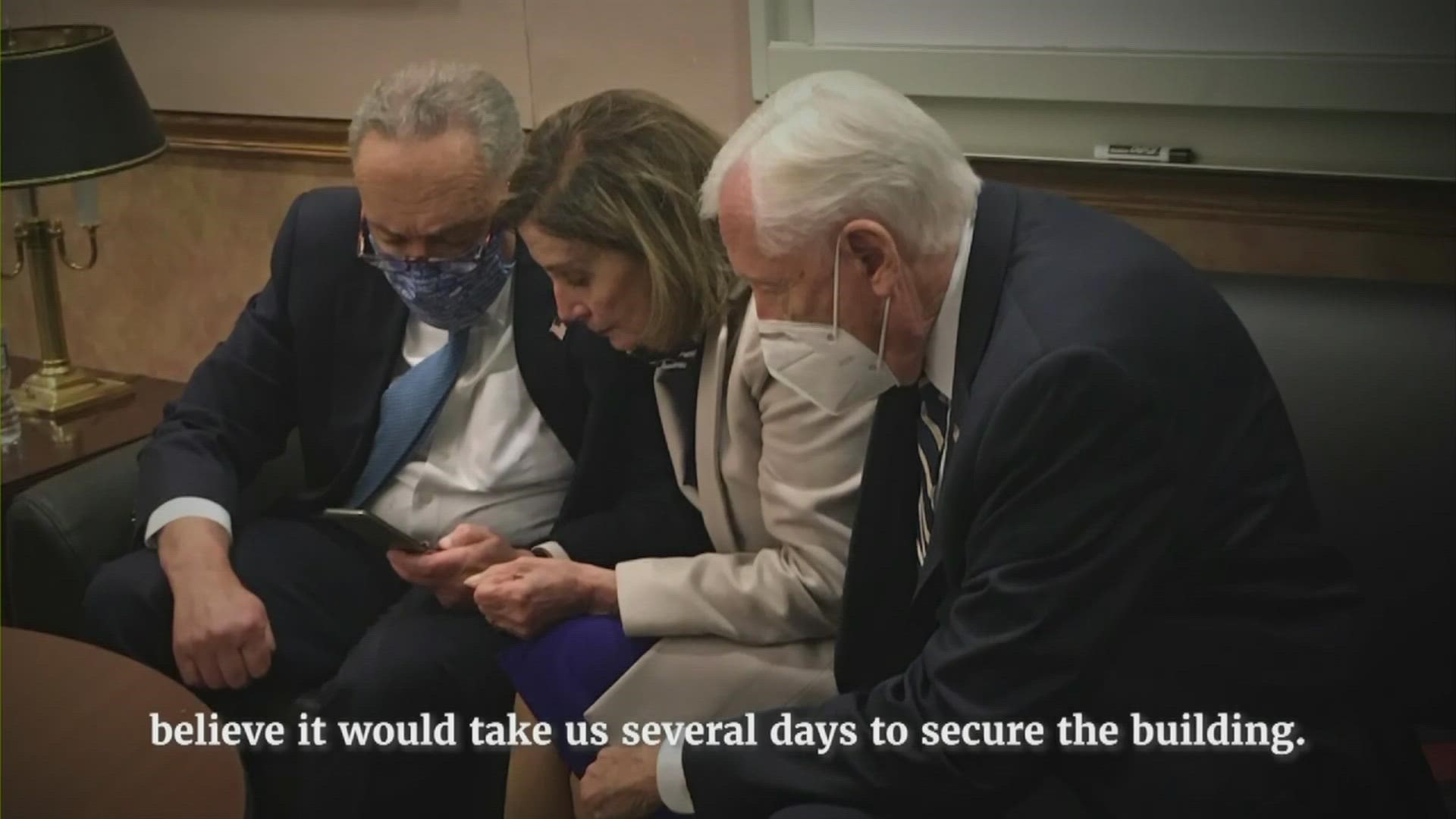 During the call, Sens. Mitch McConnell and Chuck Schumer and House Speaker Nancy Pelosi urged the defense secretary to secure the Capitol as soon as possible.