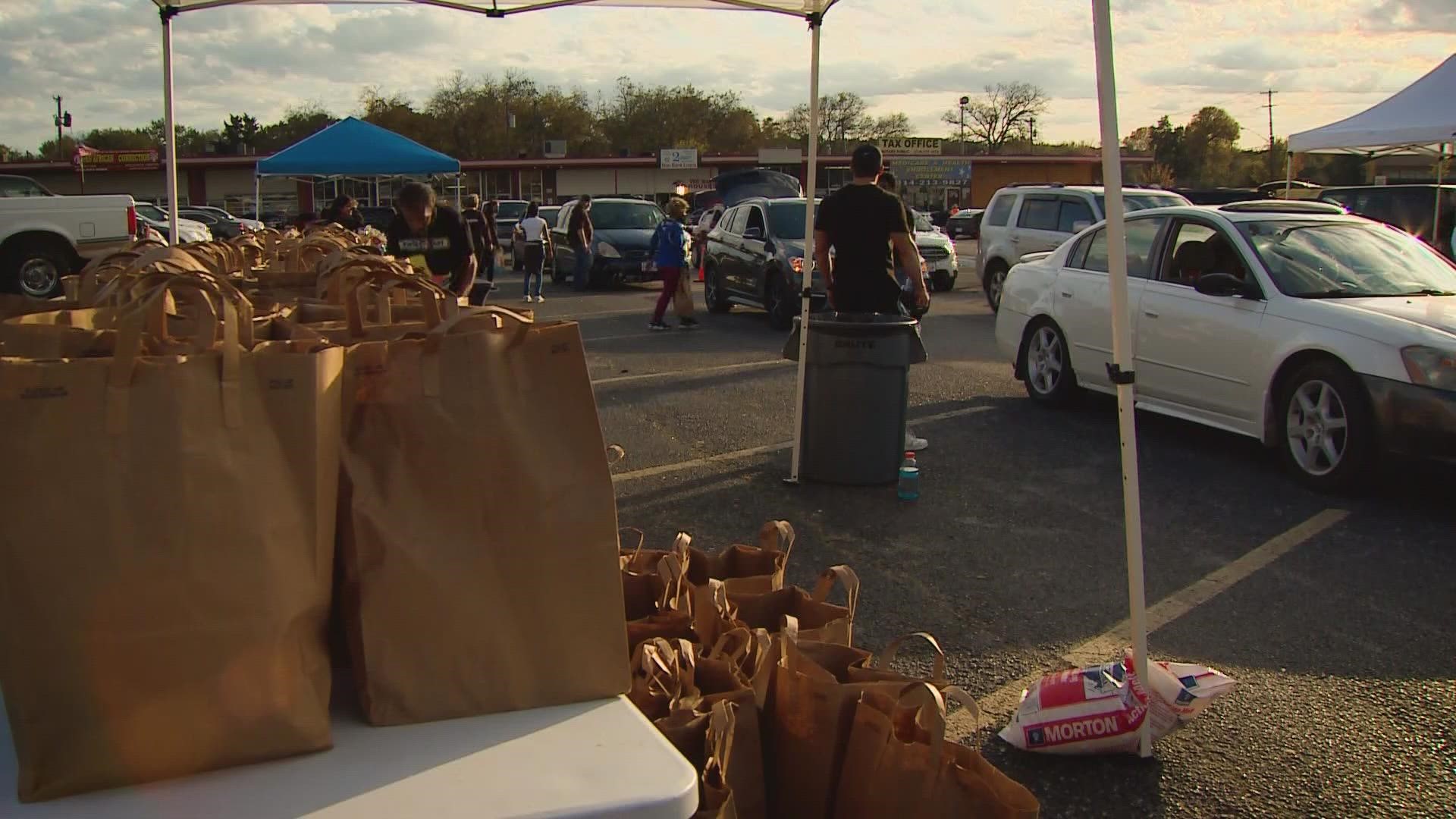 Supply chain and inflation are among issues some food pantries and nonprofits are facing right now. While some turkey giveaways are canceled, other events continue.