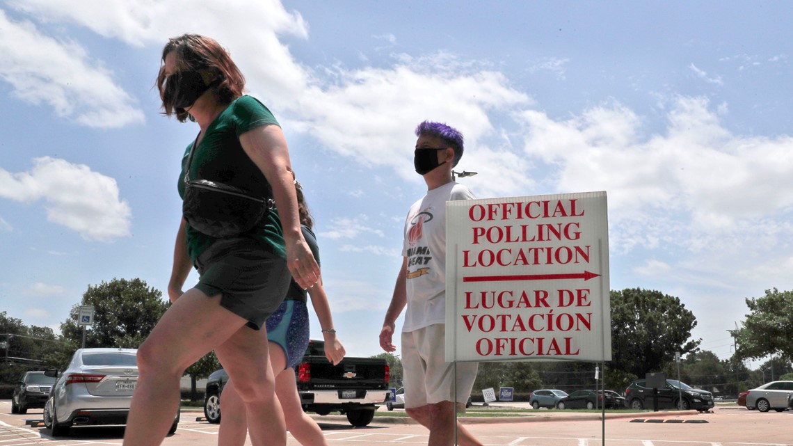 How do I find my polling place in Texas?