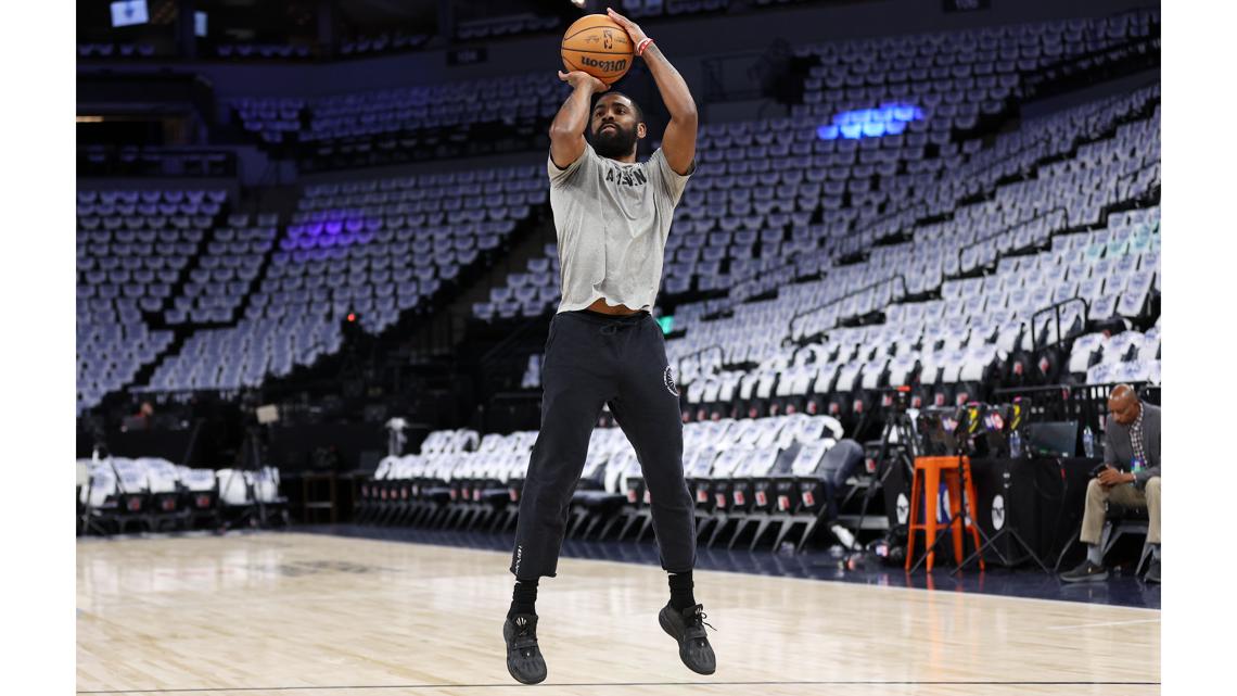 Kyrie Irving wears all-black Anta KAI 1 shoe for Game 5 | wfaa.com