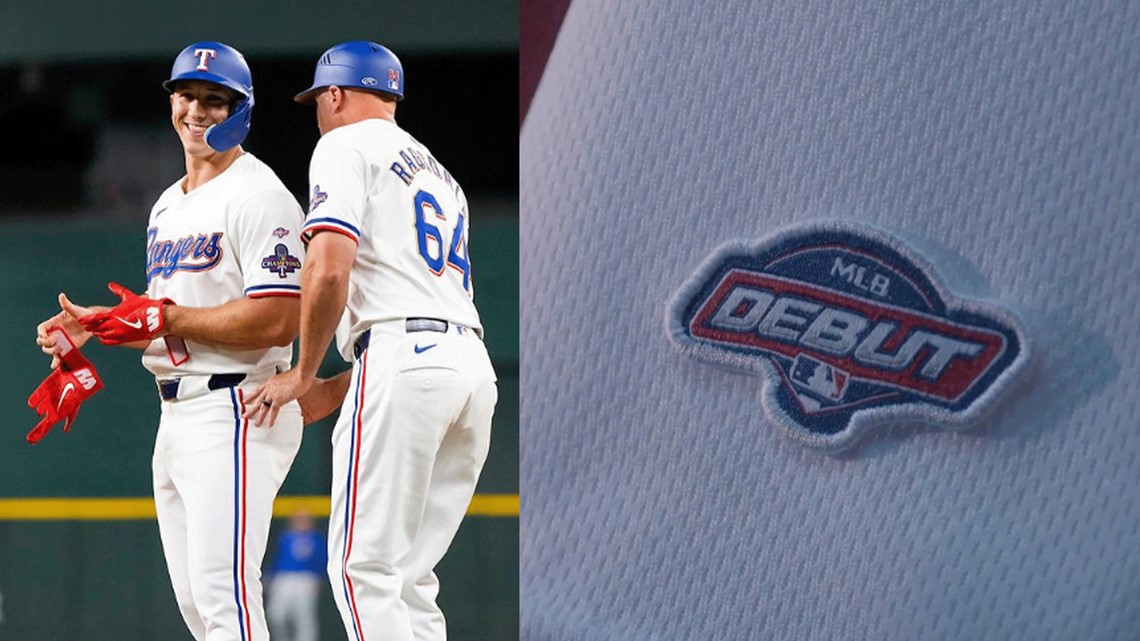 Texas Rangers Wyatt Langford MLB Debut patch - what is it? | wfaa.com