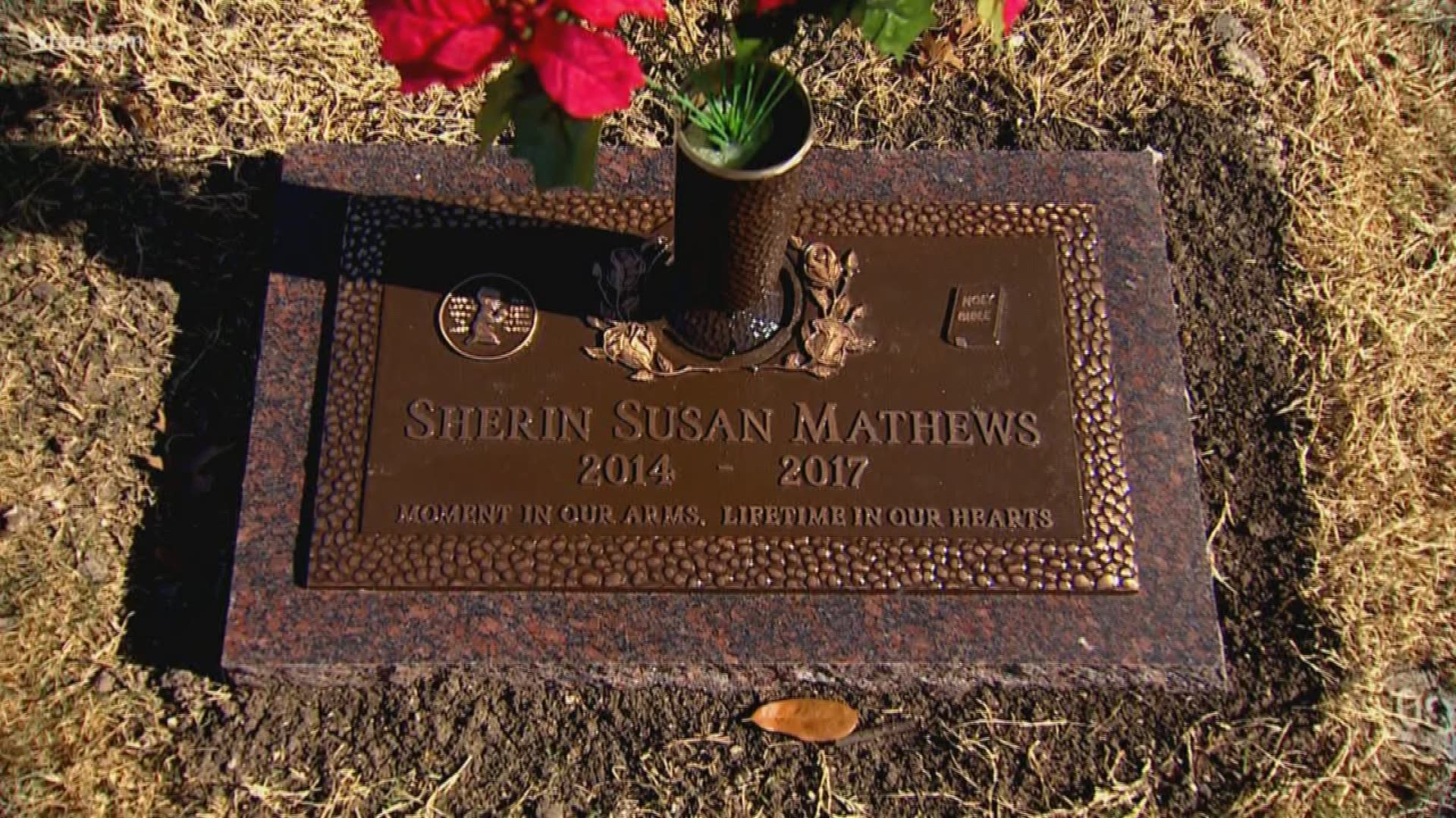 Sherin Mathews' gravesite released to the public