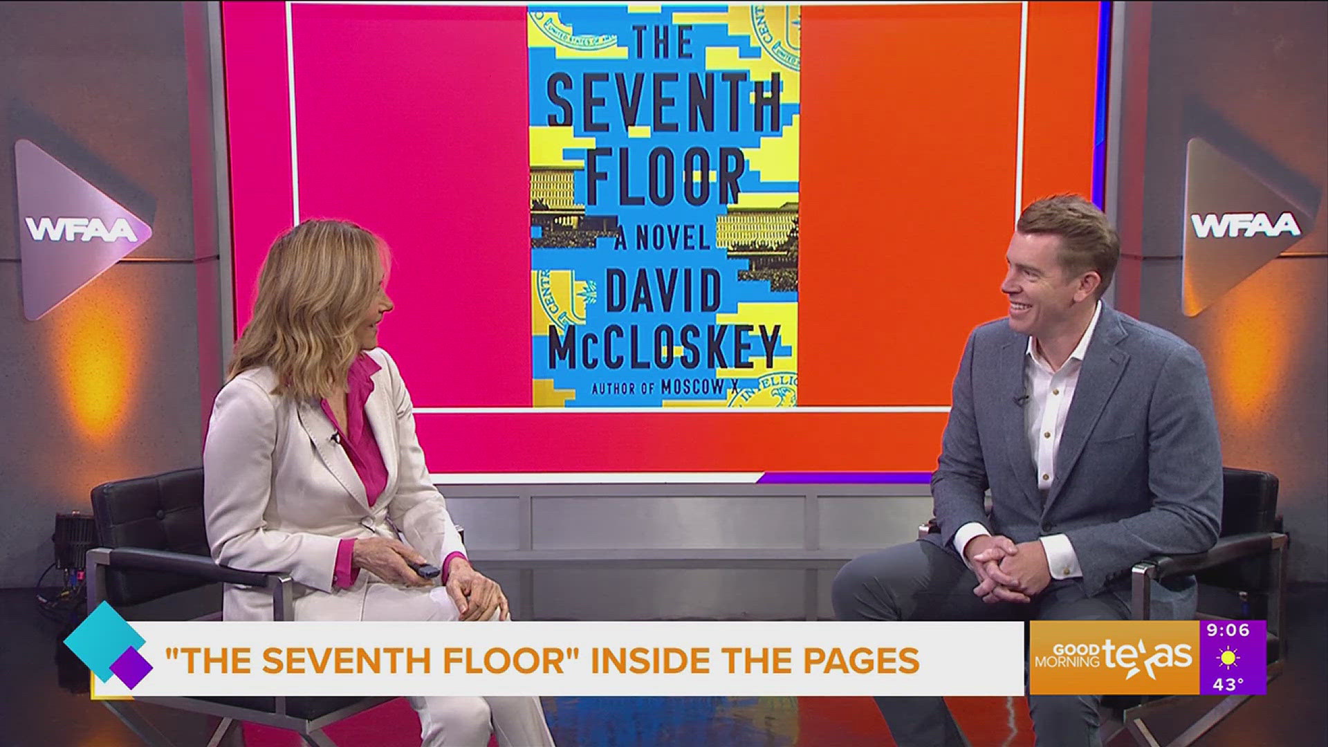 Former CIA analyst and North Texas resident David McCloskey takes us into the pages of his spy novel, “The Seventh Floor”. 