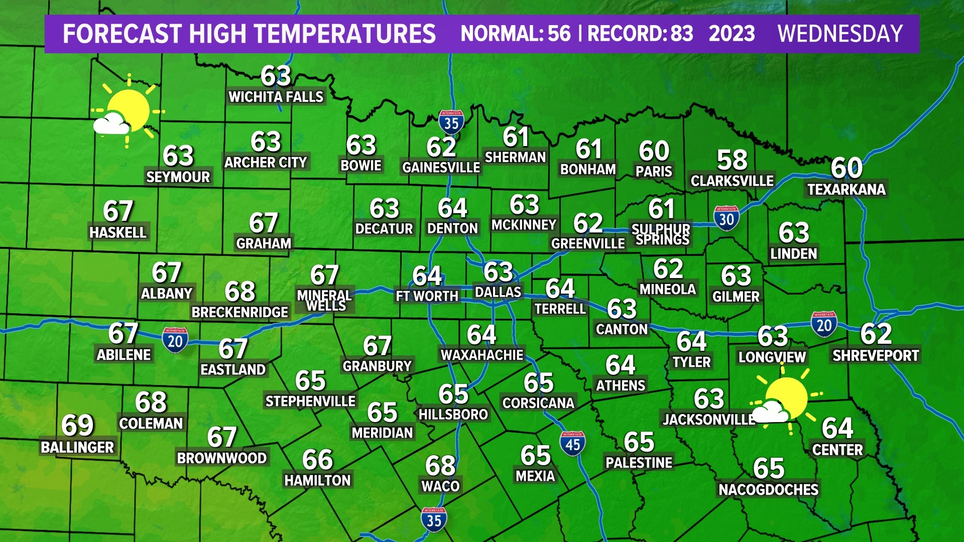 Dallas-Fort Worth weather forecast: Rain, storms latest updates | wfaa.com