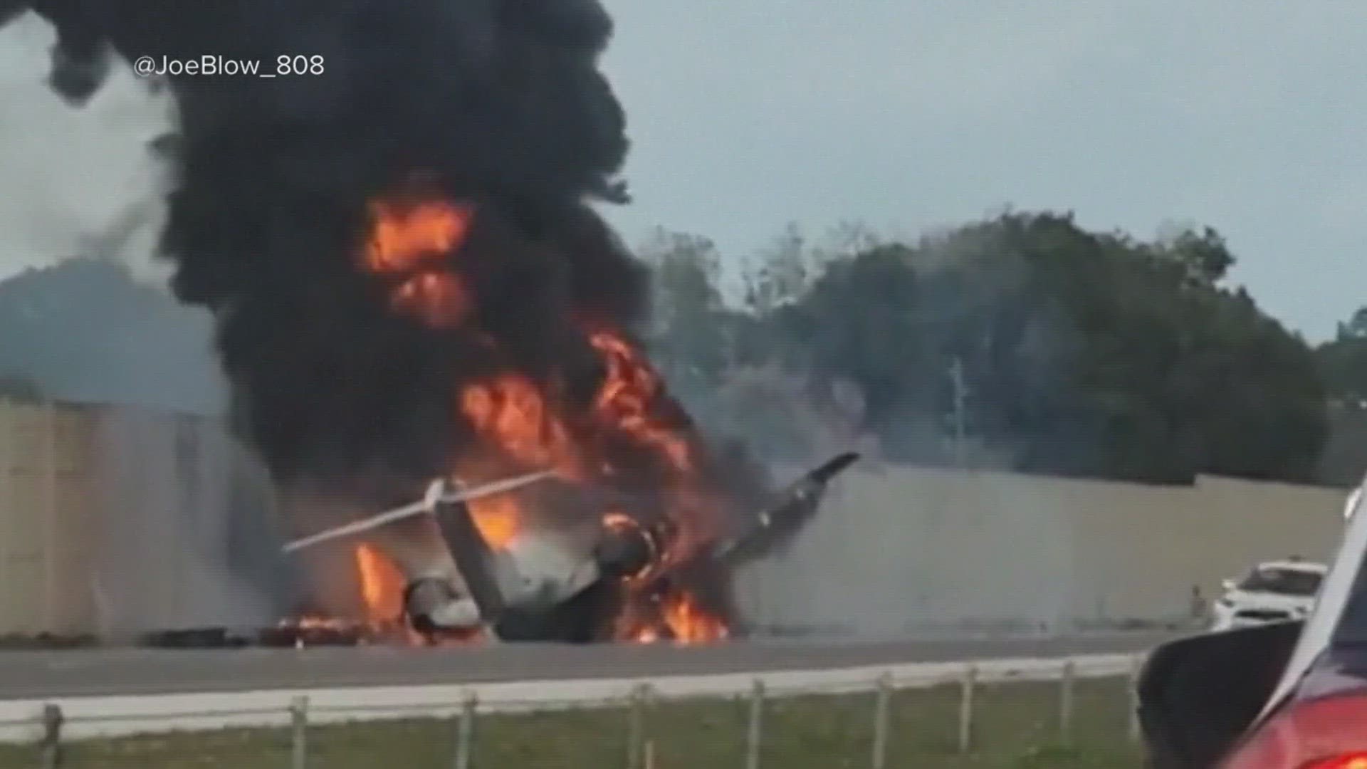 Video: Pilot, co-pilot killed in I-75 jet plane crash in Florida | wfaa.com