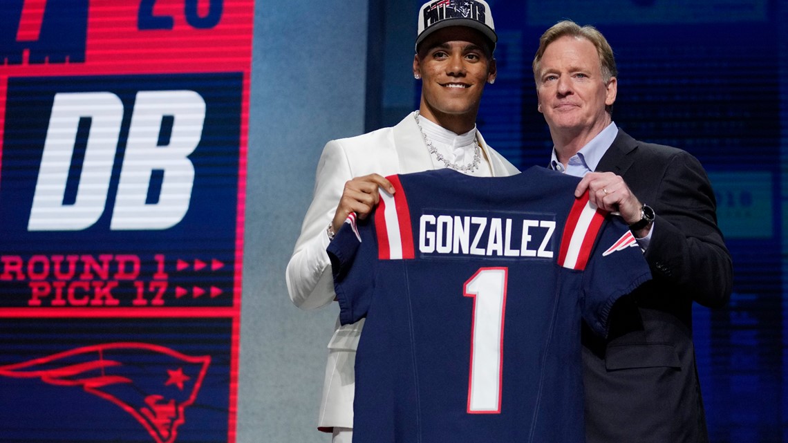 NFL Draft: Texas native Christian Gonzalez picked by Patriots | wfaa.com