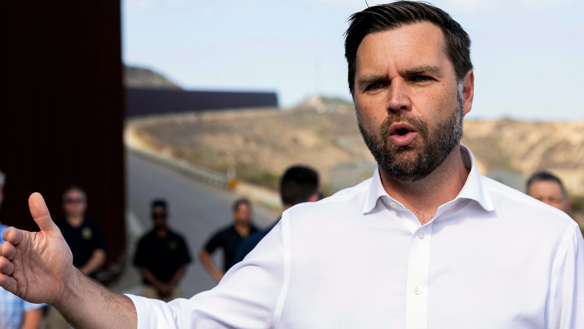 JD Vance visited the U.S.-Mexico border in San Diego, California, on September 6, 2024. Here are his comments to the media.