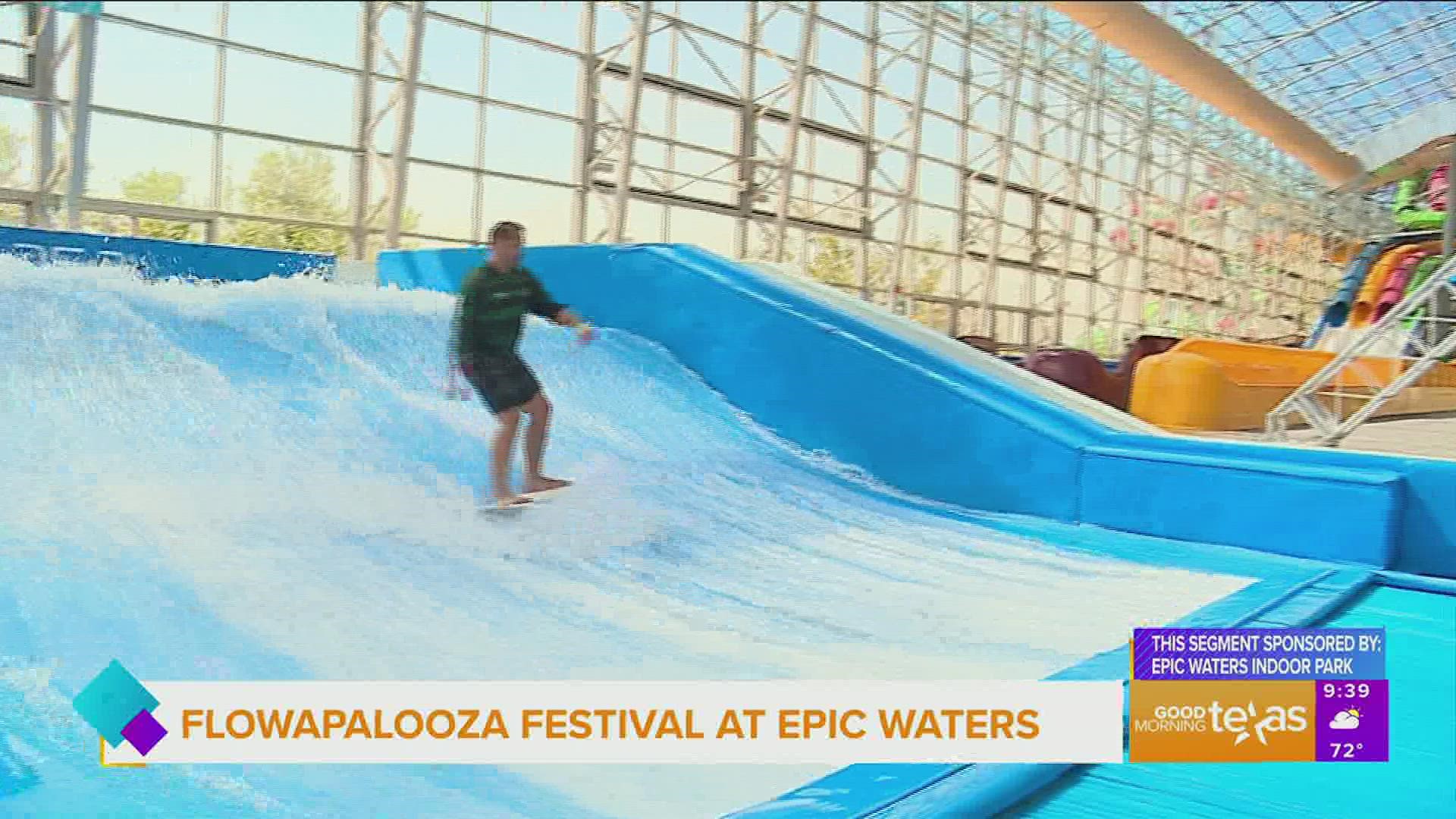 This segment is sponsored by Epic Waters Indoor Park.