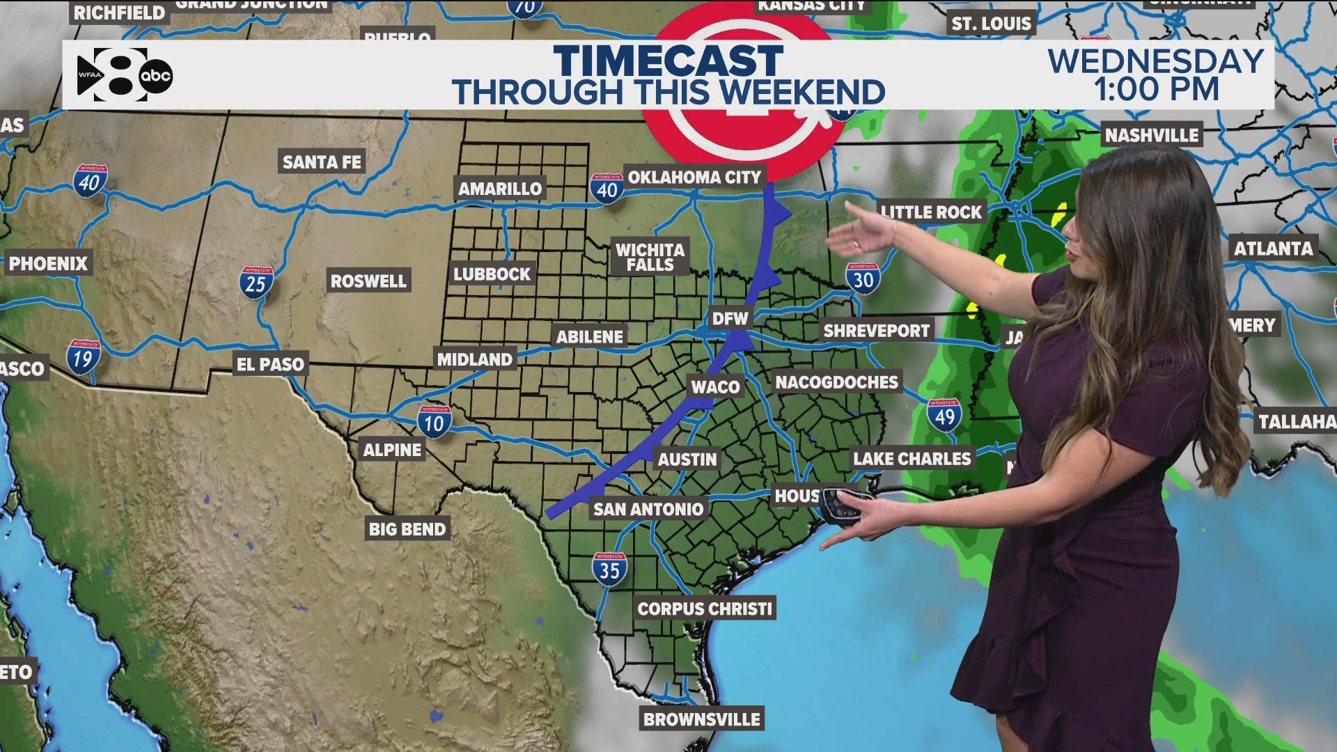 Rain chances are expected to return next week, though. 