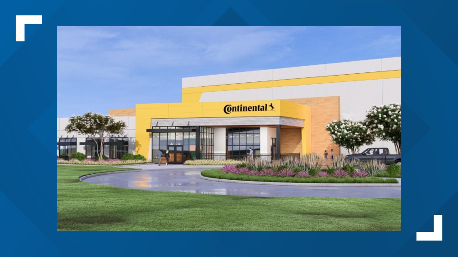 Continental Tire building distribution center in North Texas | wfaa.com