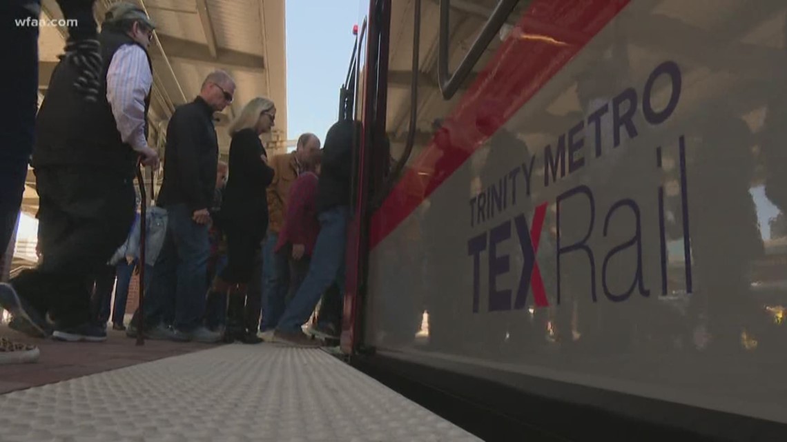 Fort Worth train derailment TEXRail routes impacted