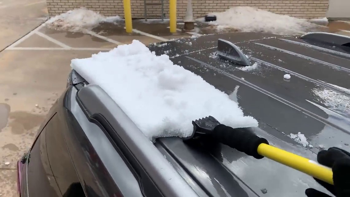 Why should you clear snow off your car