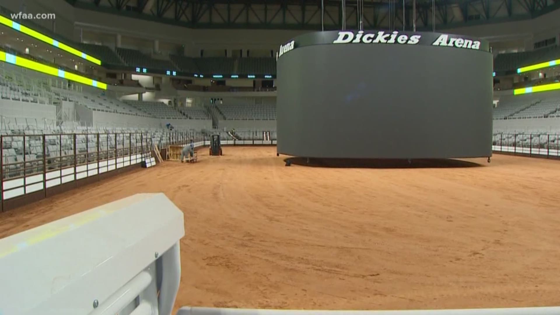 It’s the first time since 1944 the rodeo hasn’t been held at adjacent Will Rogers Coliseum.