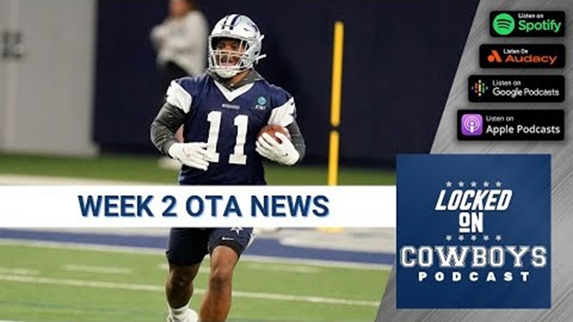 Marcus Mosher and Landon McCool discuss the latest news, notes and nuggets from Week 2 of OTAs for the Dallas Cowboys.