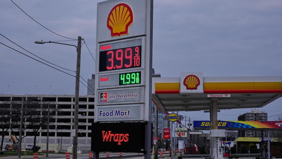 Gas prices soar past $4 on average for a gallon of regular in the US ...