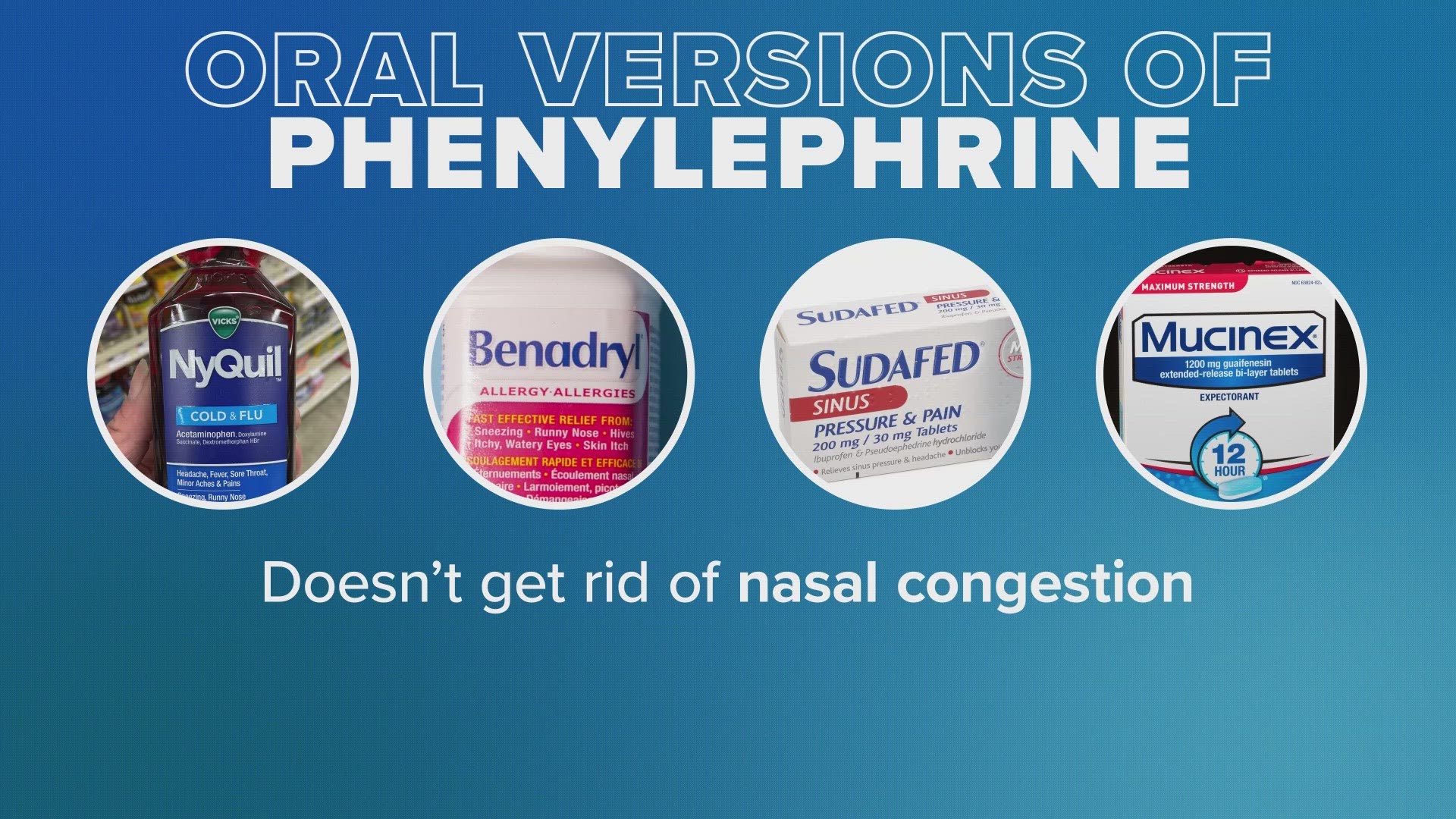 FDA Popular nasal decongestant doesn't actually relieve congestion