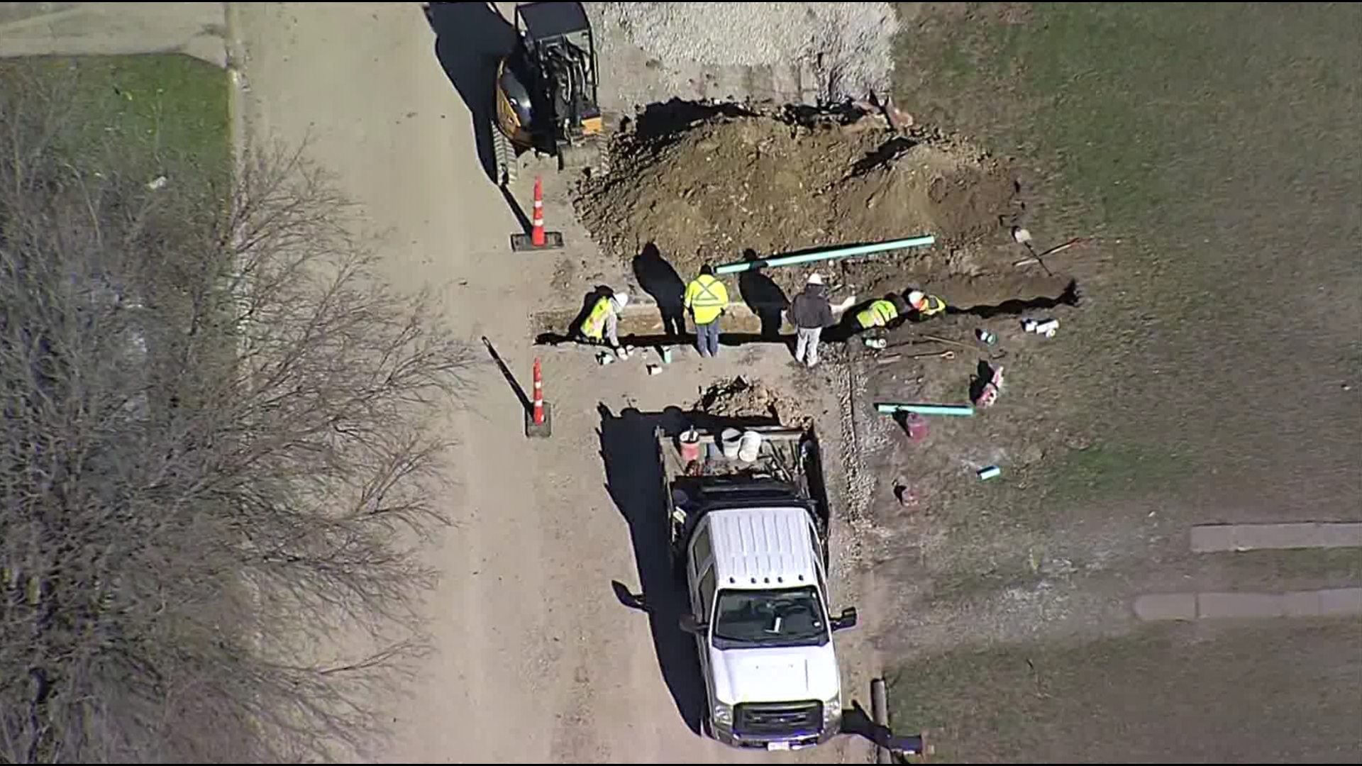 Gas leak in White Settlement being repaired | wfaa.com