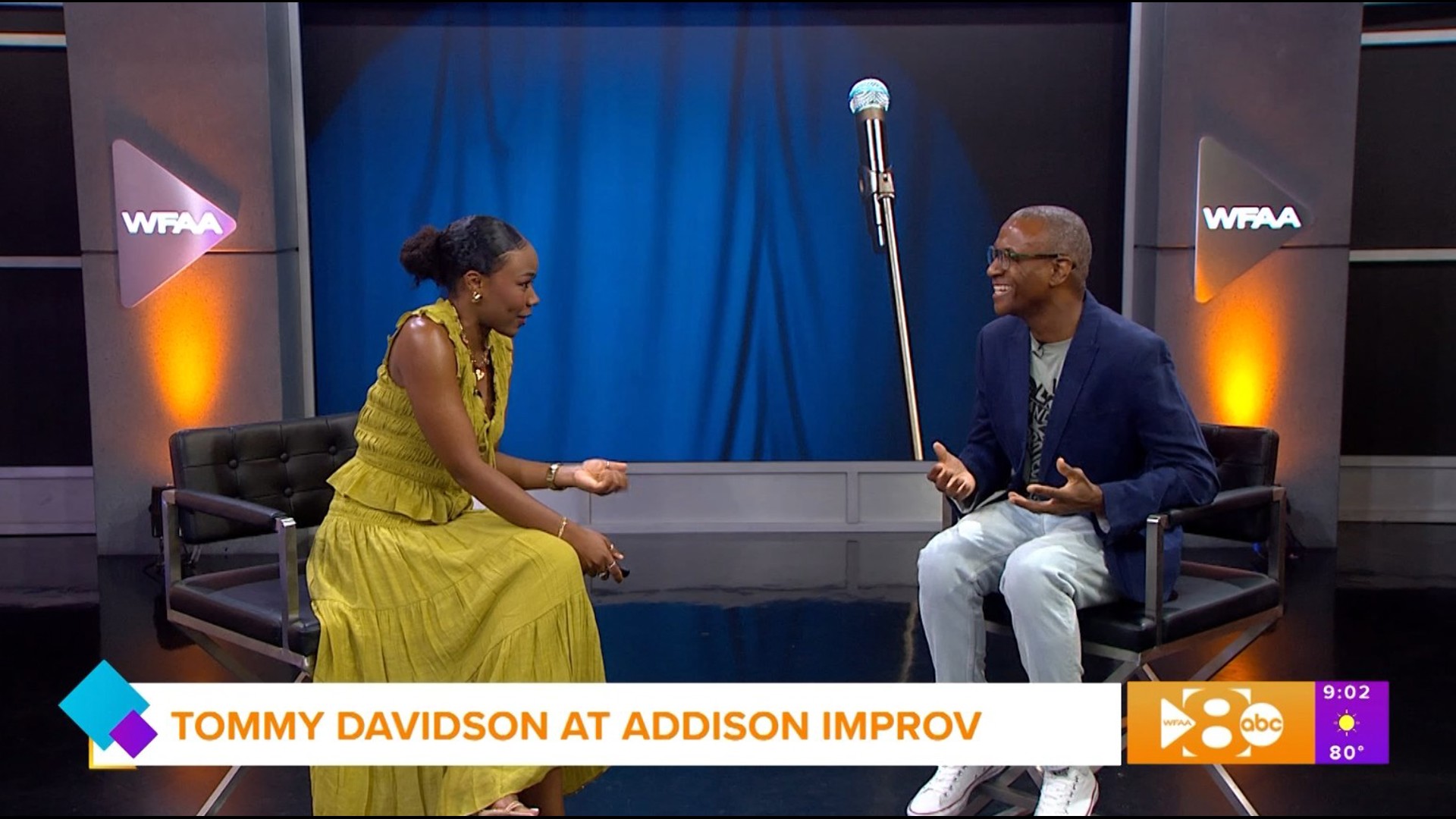 Tommy Davidson talks about his Addison Improv shows, his new single "Stronger" with members of Earth, Wind & Fire and his new series "Varnell".
