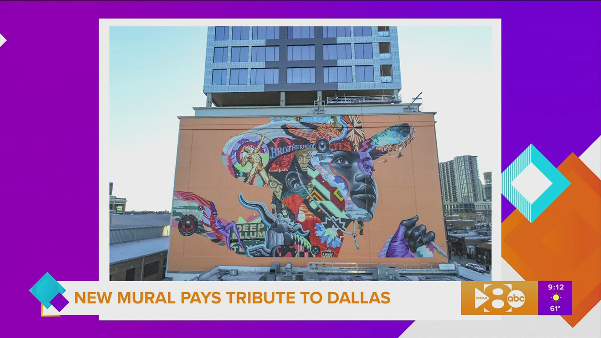 Tristan Eaton talks about his new mural at The Stack at Deep Ellum