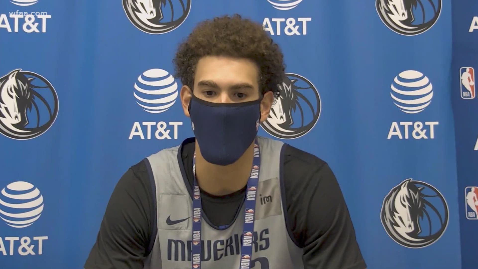 "This issue of police brutality and seeing lives lost on a regular basis is very close to home for a lot of people in this league," said Dwight Powell.