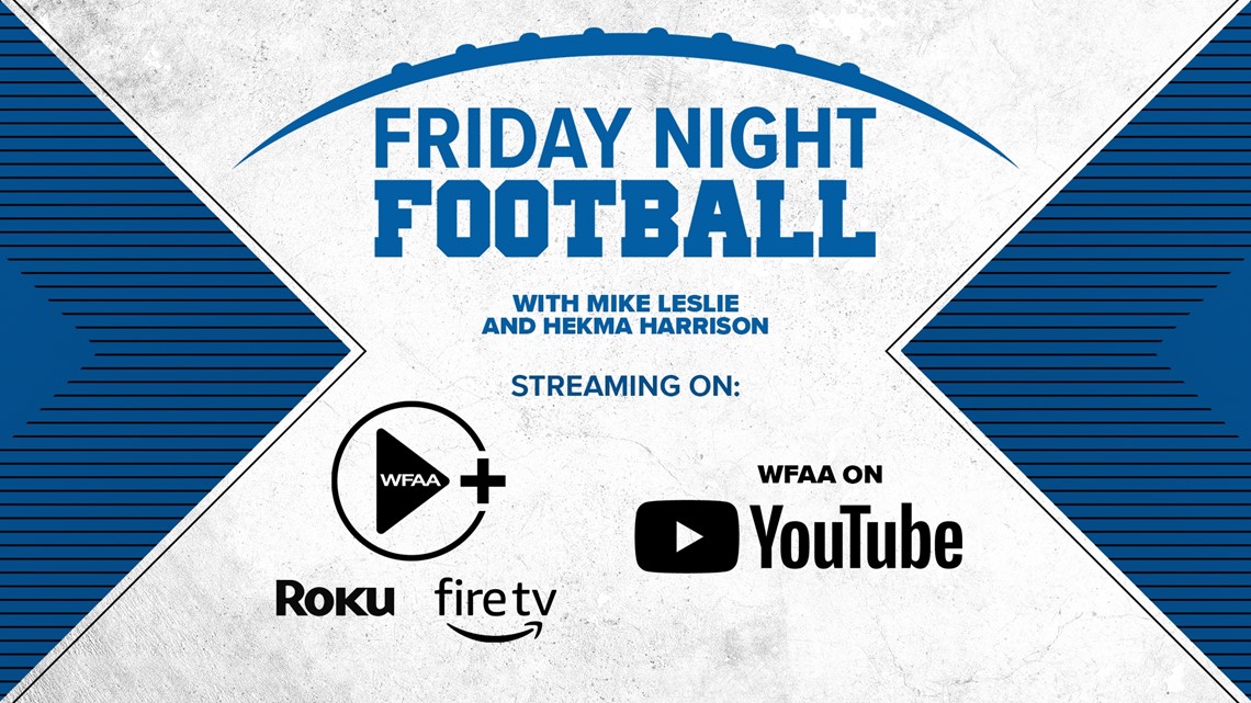 WFAA announces 2022 Friday Night Football broadcast schedule