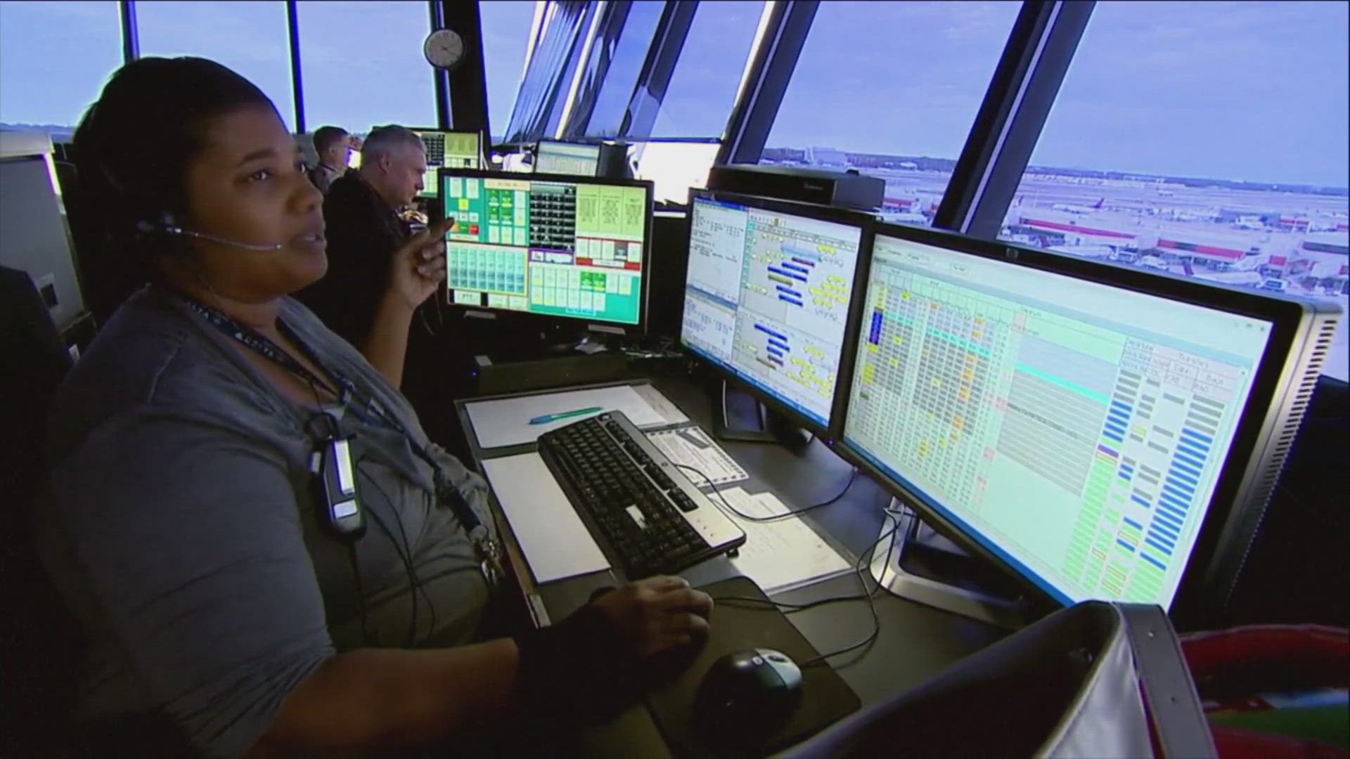 Transportation Secretary Sean Duffy says air traffic control staffind across the U.S. is at a 30-year low right now.