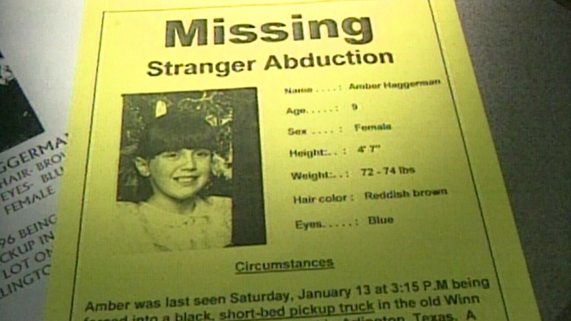 Amber Hagerman was last seen alive in 1996 in North Texas. Her disappearance set off a large search. Her death started what is now known as the "Amber Alert System."