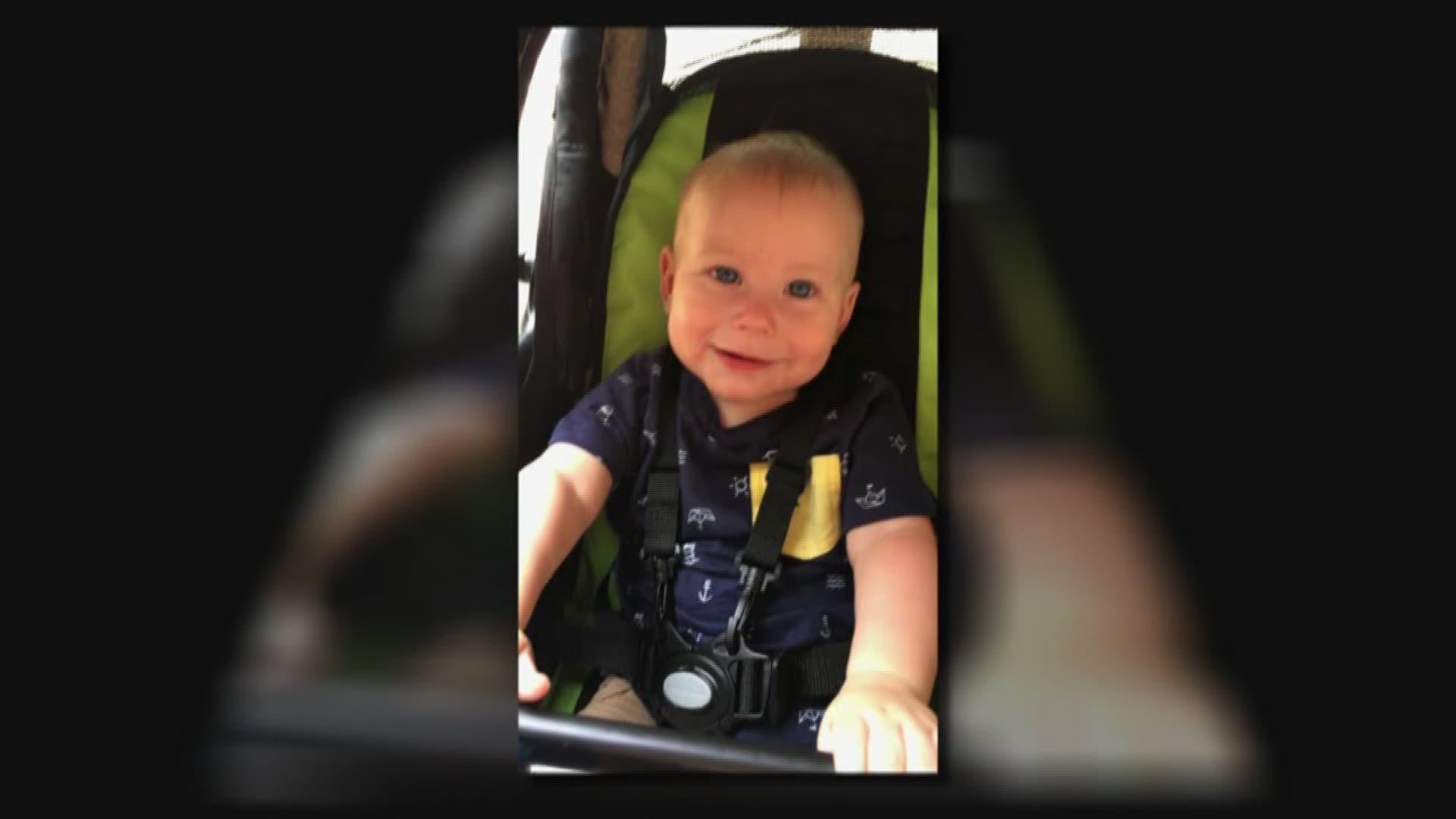 Baby boy accidentally strangled in car seat