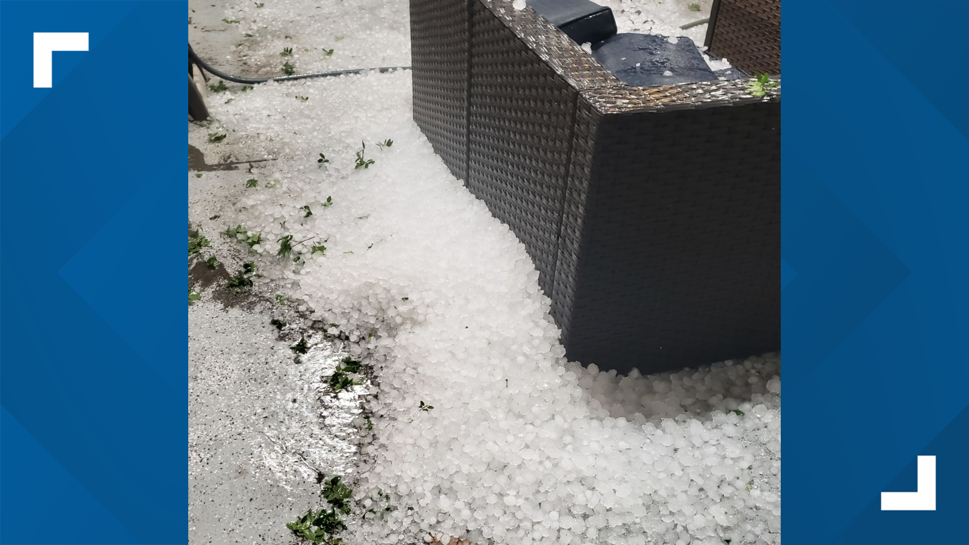 PHOTOS: Severe storms dump hail across North Texas hours after total ...