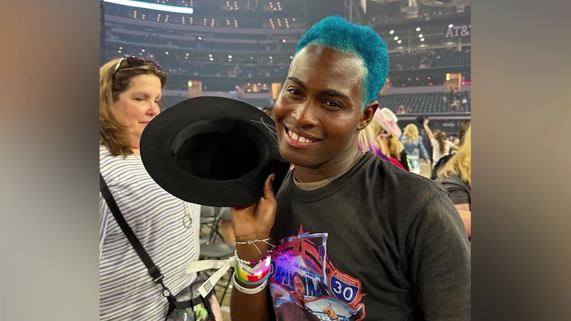 Taylor Swift gifts wellknown Arlington crosswalk dancer her hat during soldout concert Taylor Swift gifts wellknown Arlington crosswalk dancer her hat during soldout concert