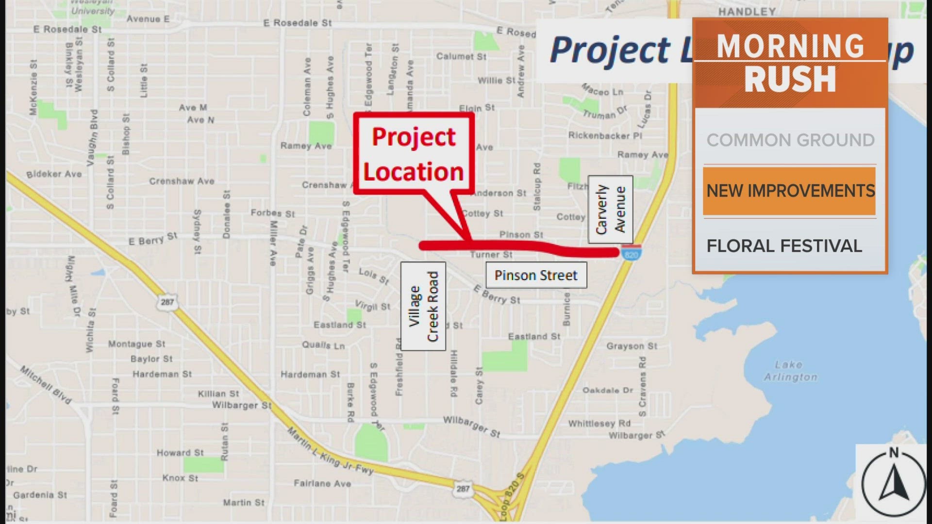 The Pinson Street Improvements Project is set to begin in 2015.